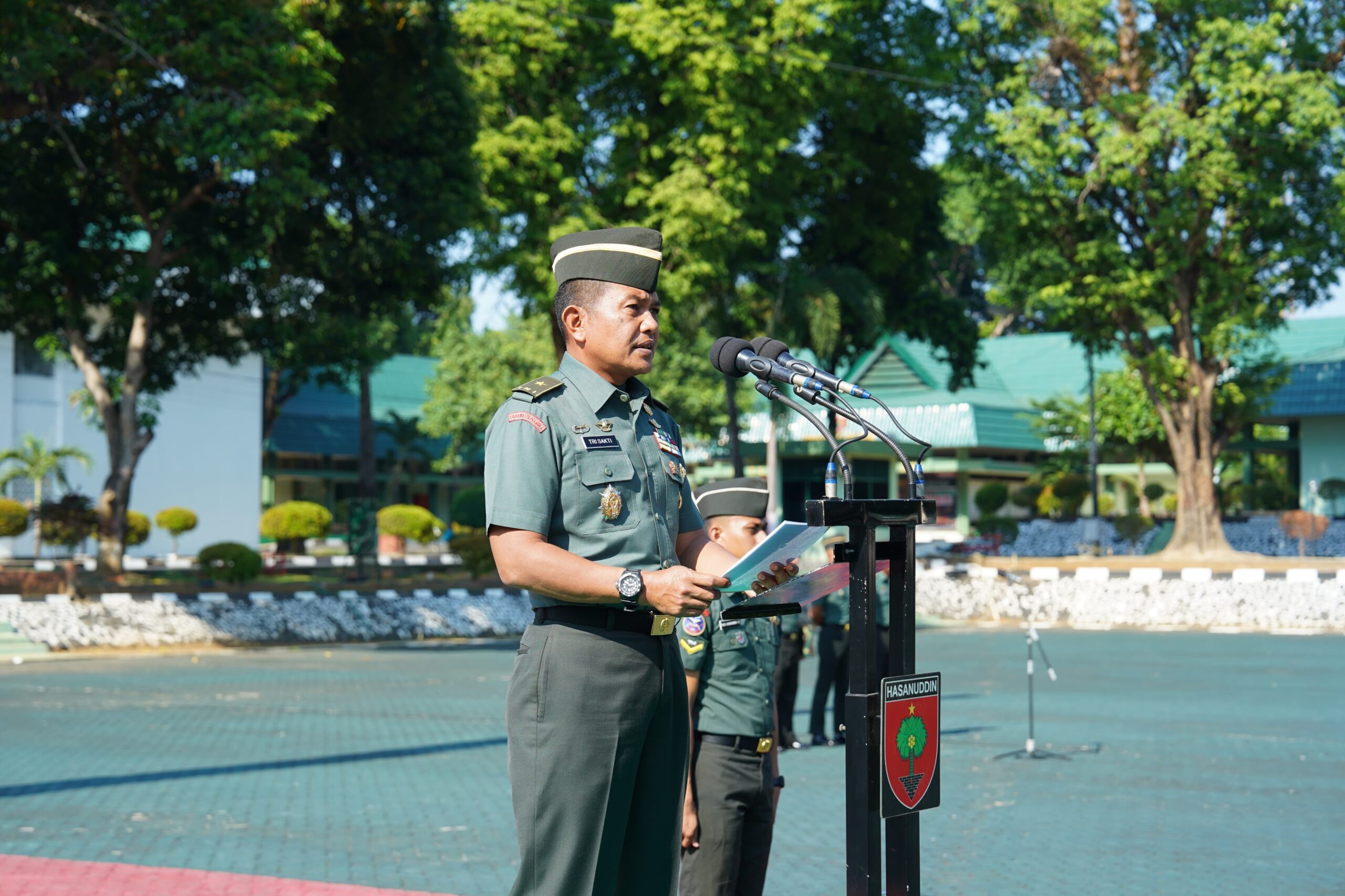 Kapoksahli Pangdam XIV/Hsn Memimpin Upacara Peringatan Hari Sumpah Pemuda ke-96 Tahun 2024 di Makodam