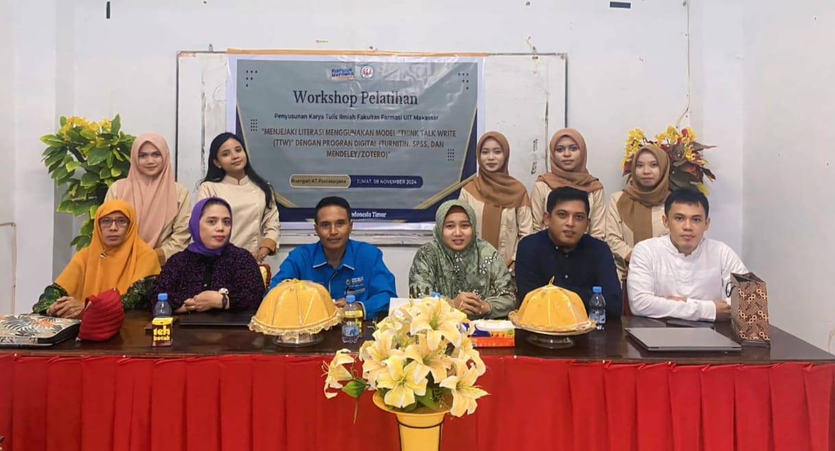 Fakultas Farmasi UIT Adakan Workshop Pelatihan Penyusunan Karya Tulis Ilmiah