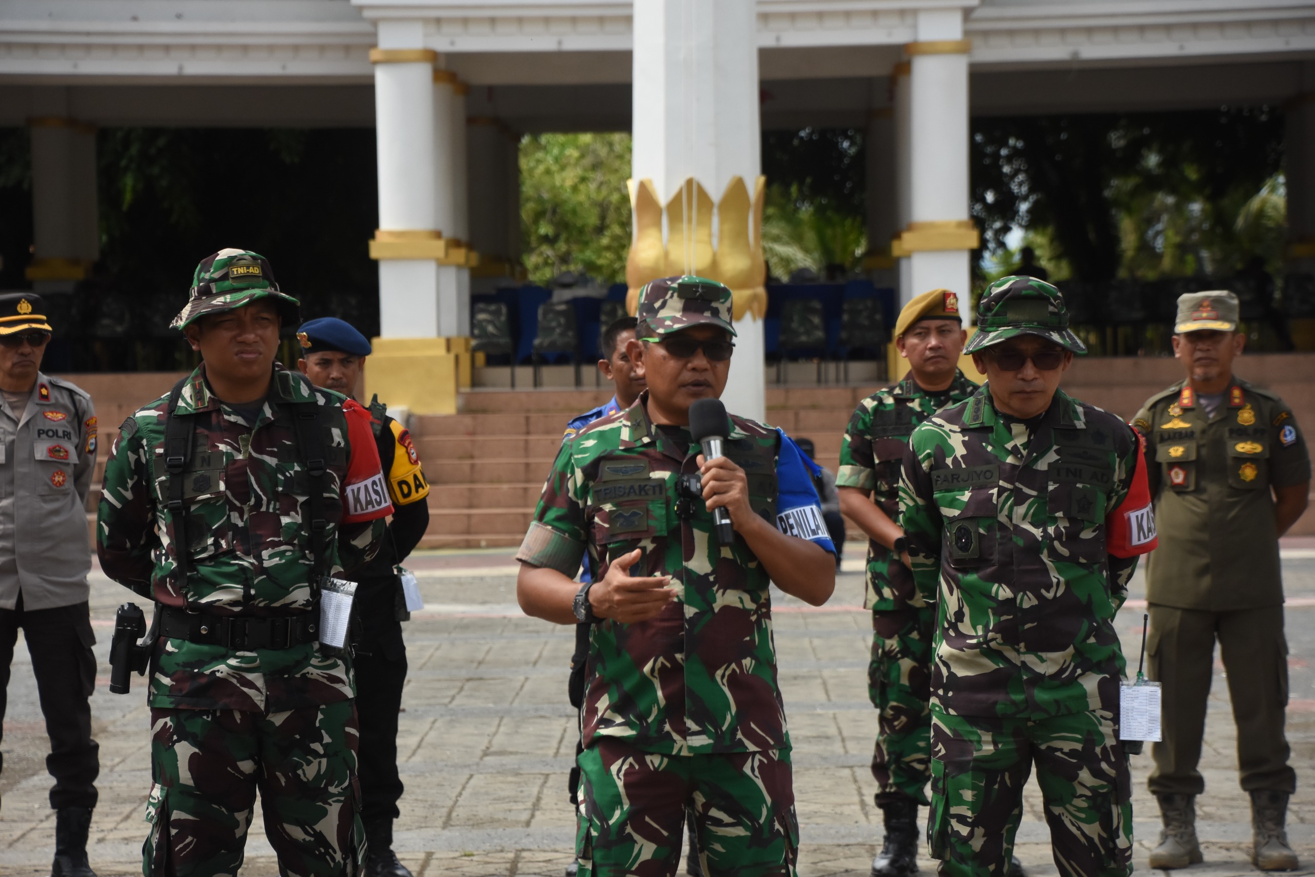 Korem 141/Tp Latihan Lapangan Penanganan Konflik Sosial