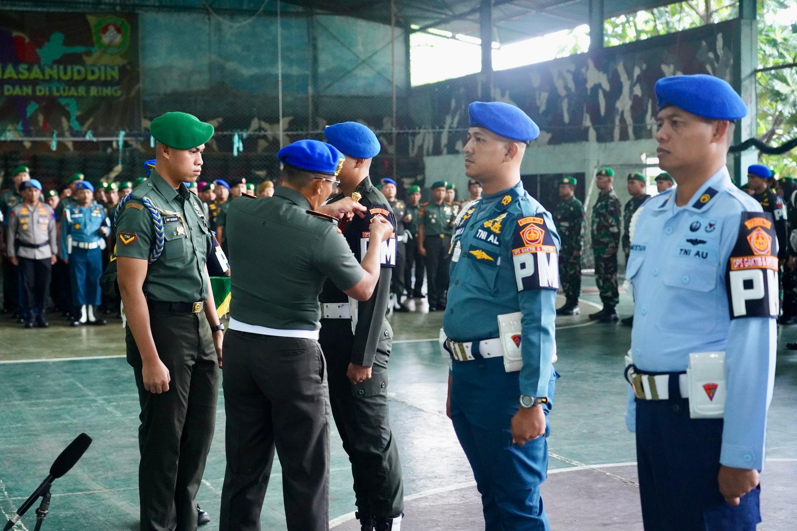 Pangdam XIV/Hsn Pimpin Upacara Gelar Operasi Gaktib dan Yustisi Polisi Militer TNI 2025