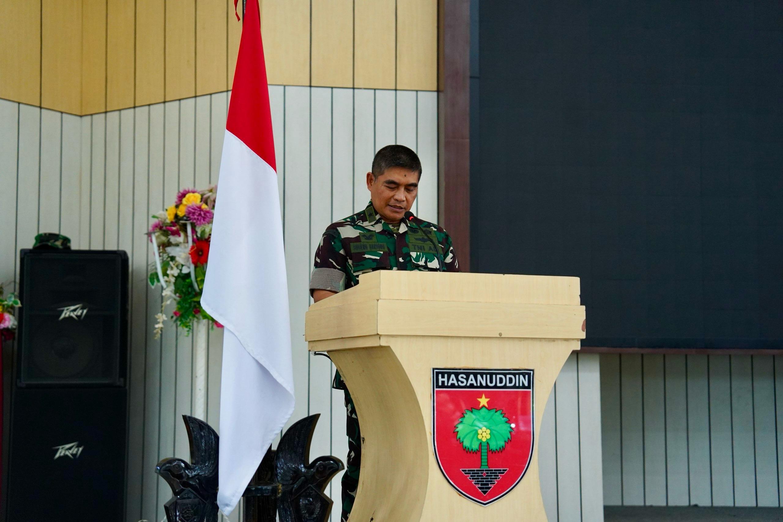 Tingkatkan Profesionalisme Satuan, Kasdam XIV/Hsn Resmi Buka MTT Latihan Kesiapsiagaan Operasi Mako Kodam XIV/Hsn