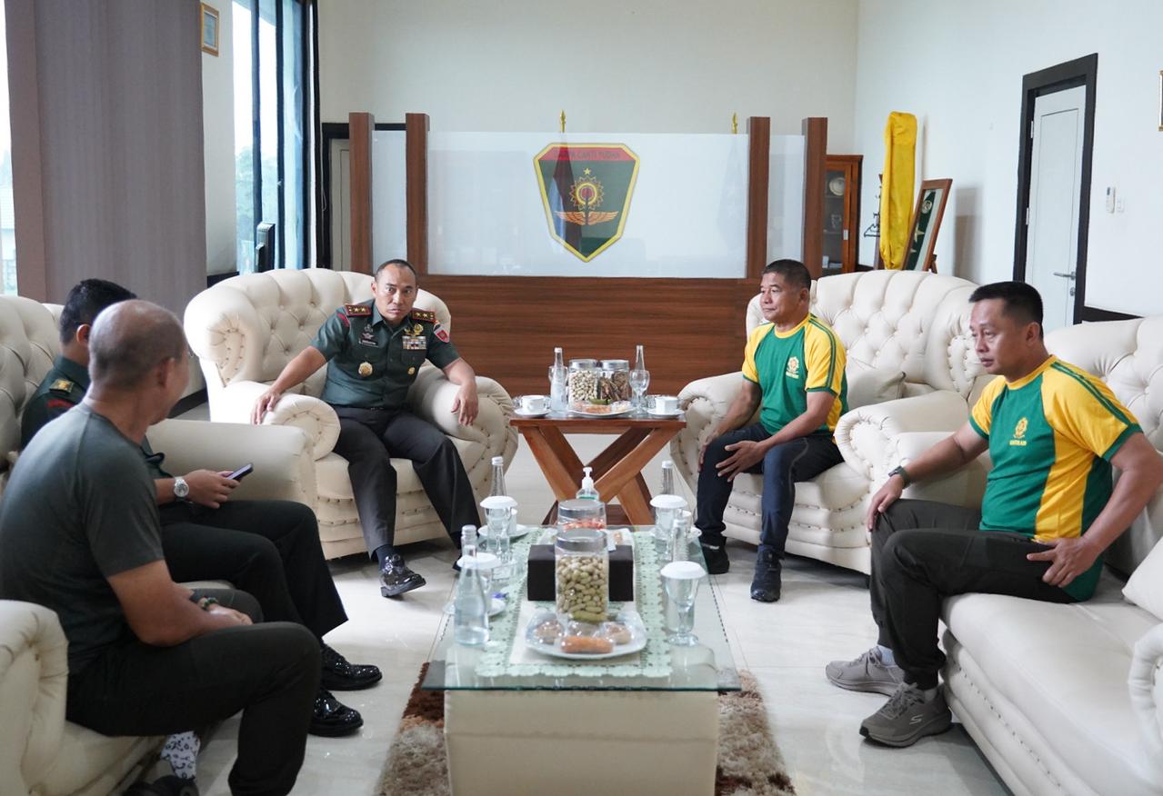 Pangdam XIV/Hsn Silaturahmi ke Madivif 3/Kostrad Pakkatto Gowa