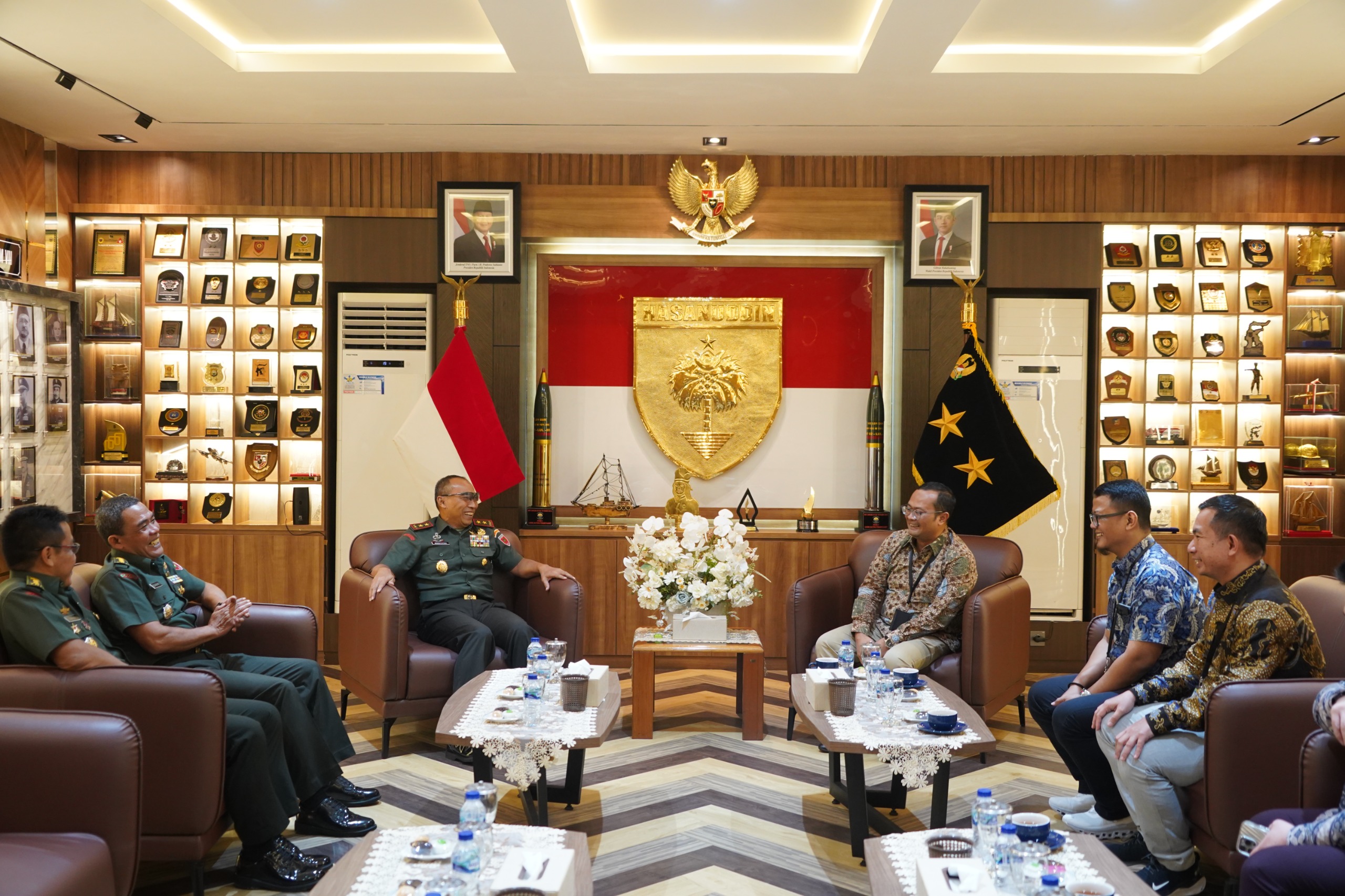 Pererat Sinergi, Pangdam XIV/Hsn Terima Audiensi Rombongan PT. Pertamina Patra Niaga Regional Sulawesi