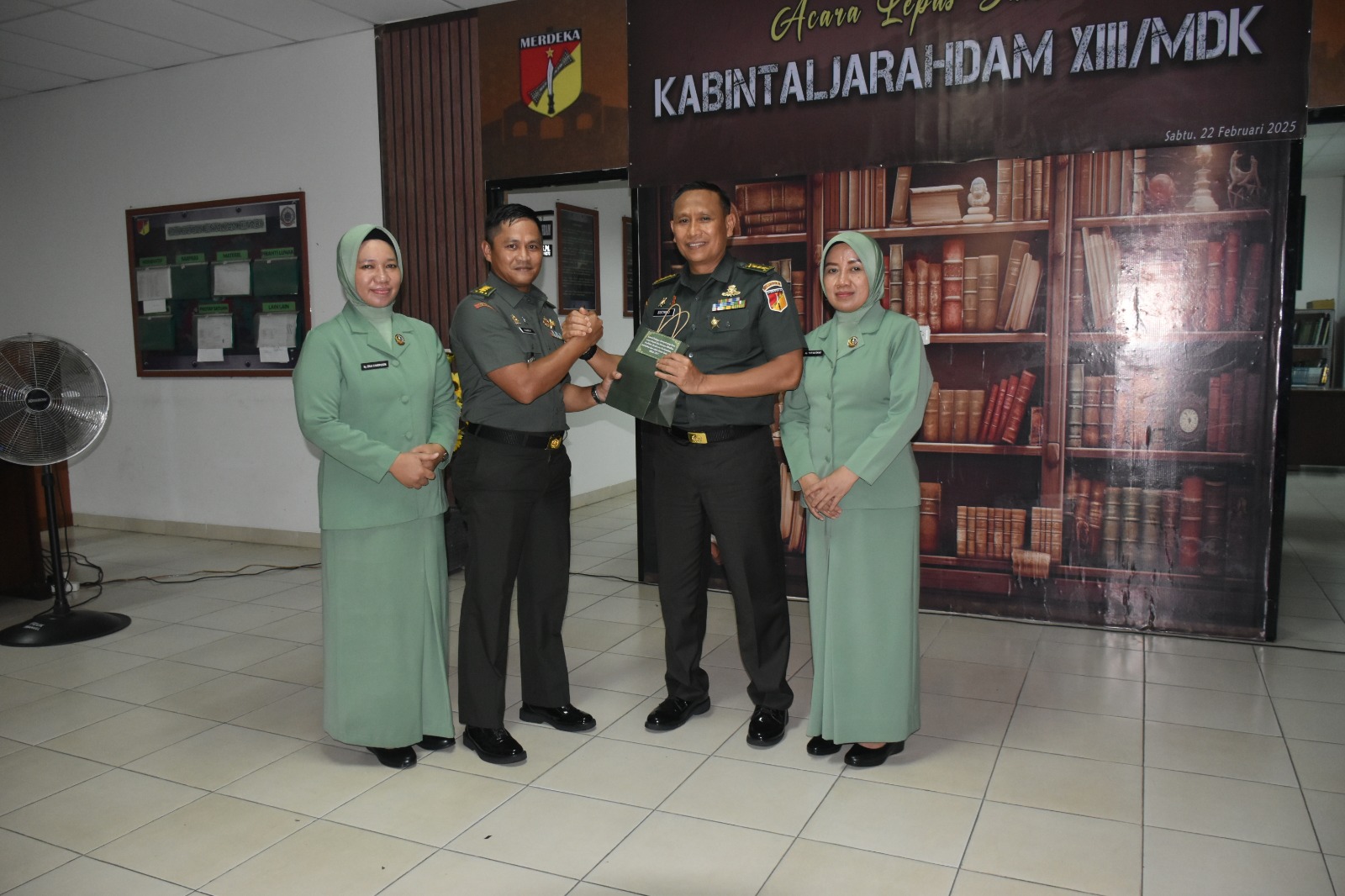 Kabintaljarahdam XIII/Merdeka Berganti, Kolonel Inf Syarifuddin Resmi Gantikan Kolonel Arm Sutikno