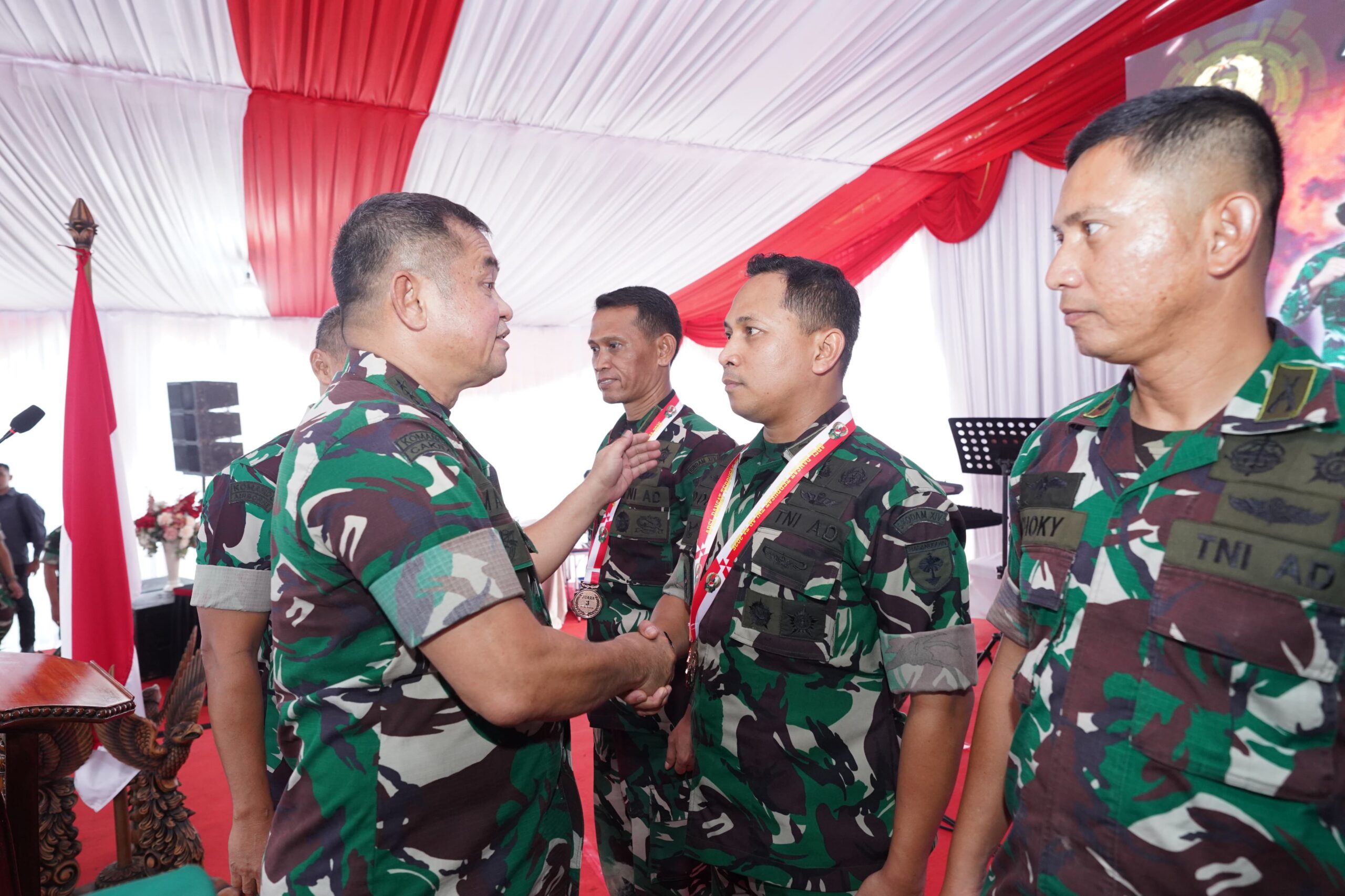 Tim Tembak AKS Jajaran Kodam XIV/Hsn Berhasil Meraih Prestasi Membanggakan Pada Lomba Tembak AKS Terpusat TNI AD TA. 2025