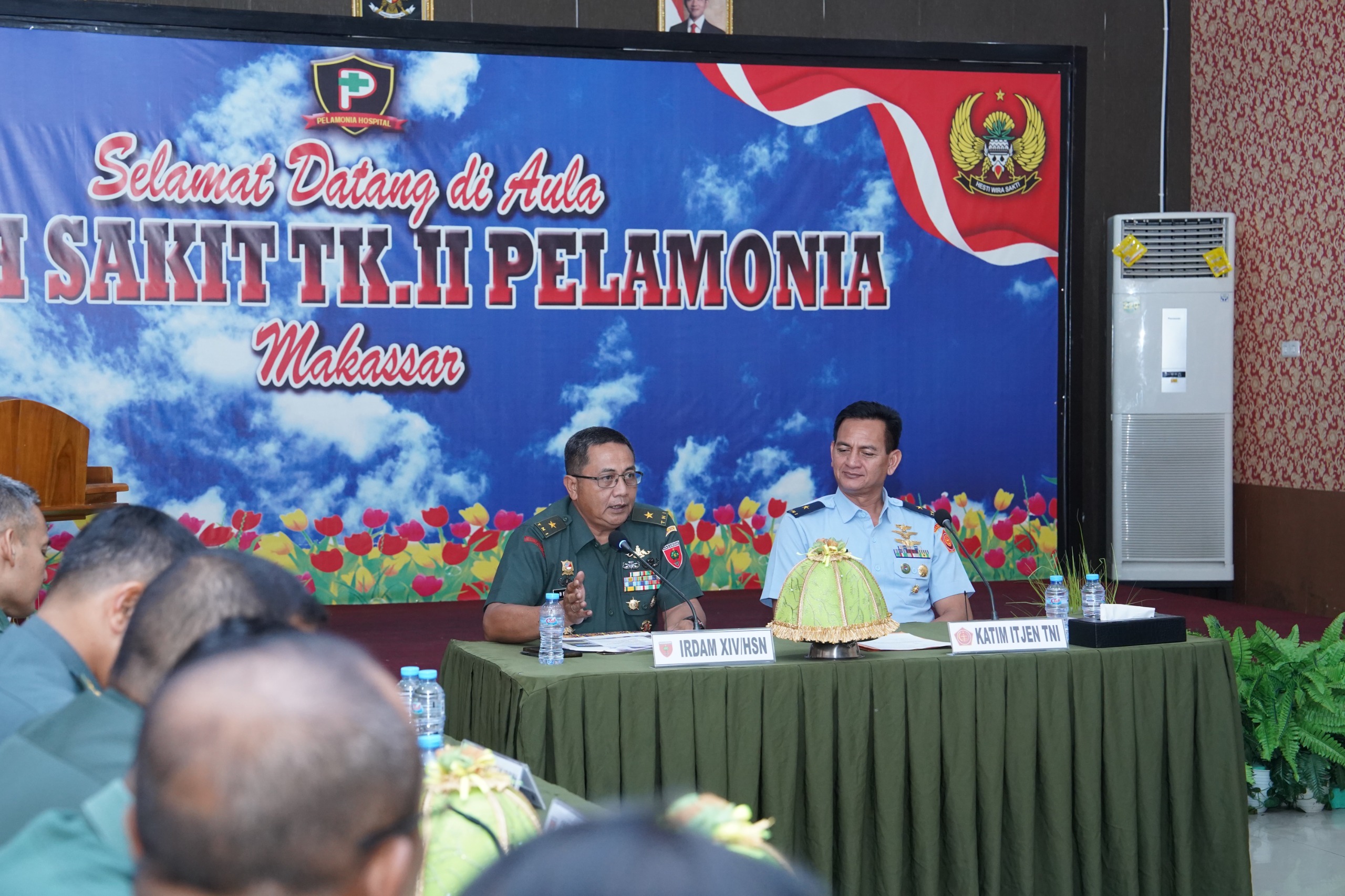 Irdam XIV/Hsn Hadiri Exit Meeting Audit Kinerja dan Audit Ketaatan Itjen TNI Periode I TA 2025 di Satuan Jajaran Kodam