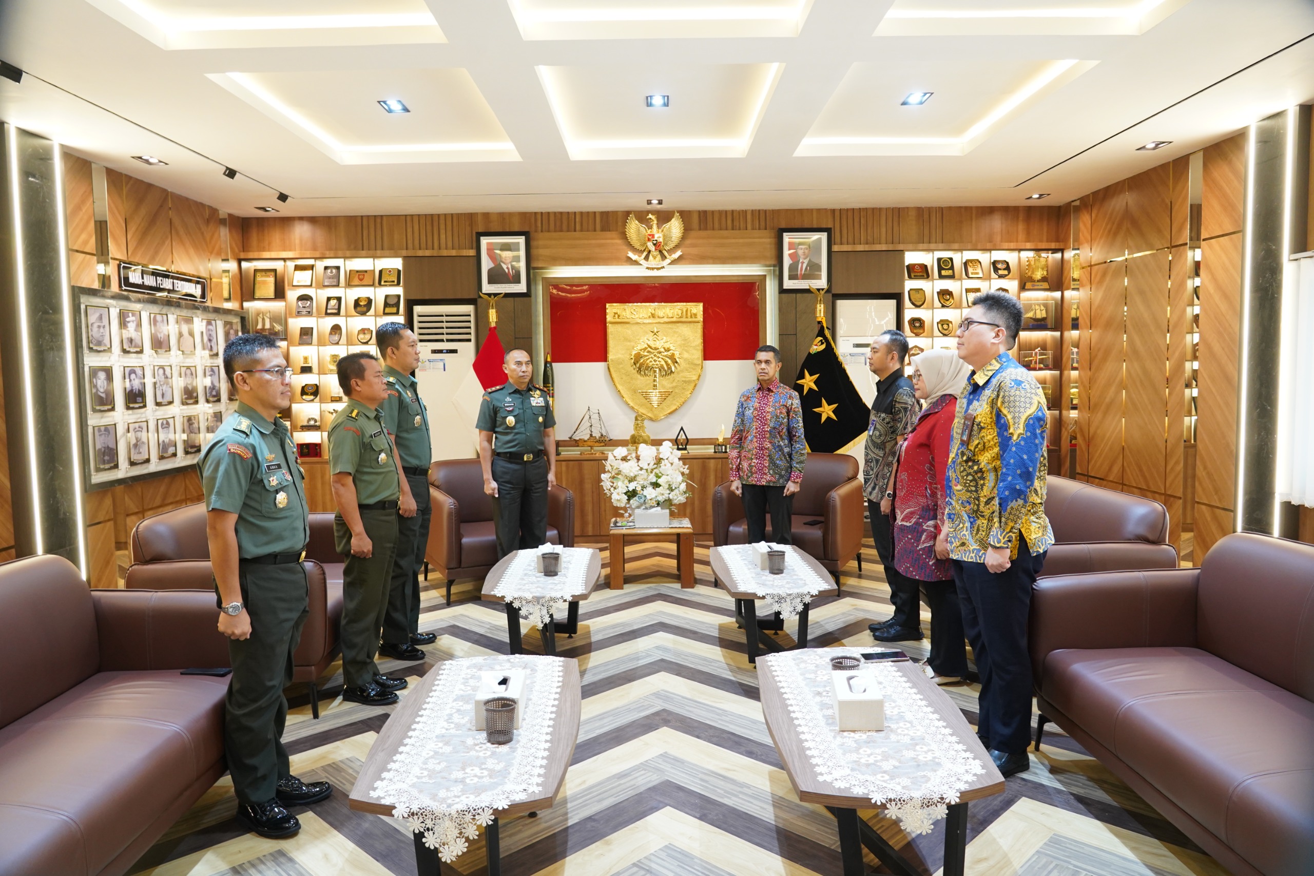 Perkuat Sinergi, Pangdam XIV/Hasanuddin Terima Audiensi Bank Mandiri Regional Sulawesi-Maluku