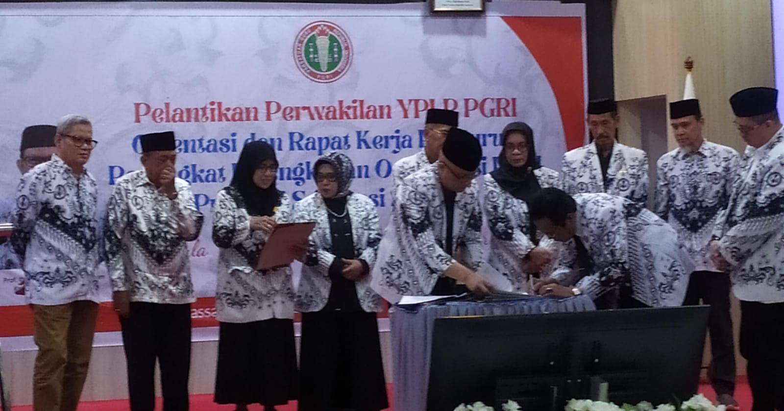 YPLP PGRI Sulsel Berganti Kepengurusan, Ini Nama Namanya Dipimpin Ketua Hj. Juhrah, S.Sos, M.AP.