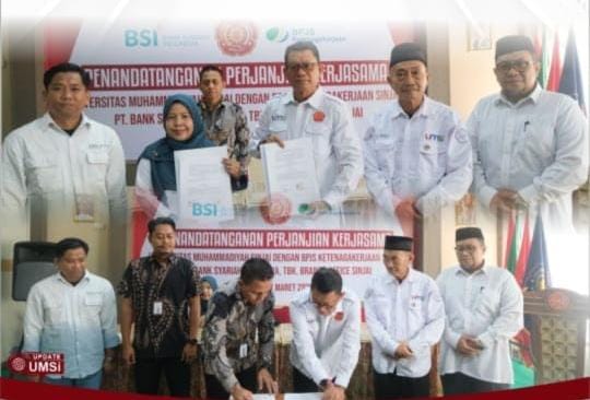 Rektor Prof Dr Umar Congge: UMSi Teken Kerjasama dengan BPJS Ketenagakerjaan dan Bank Syariah Indonesia