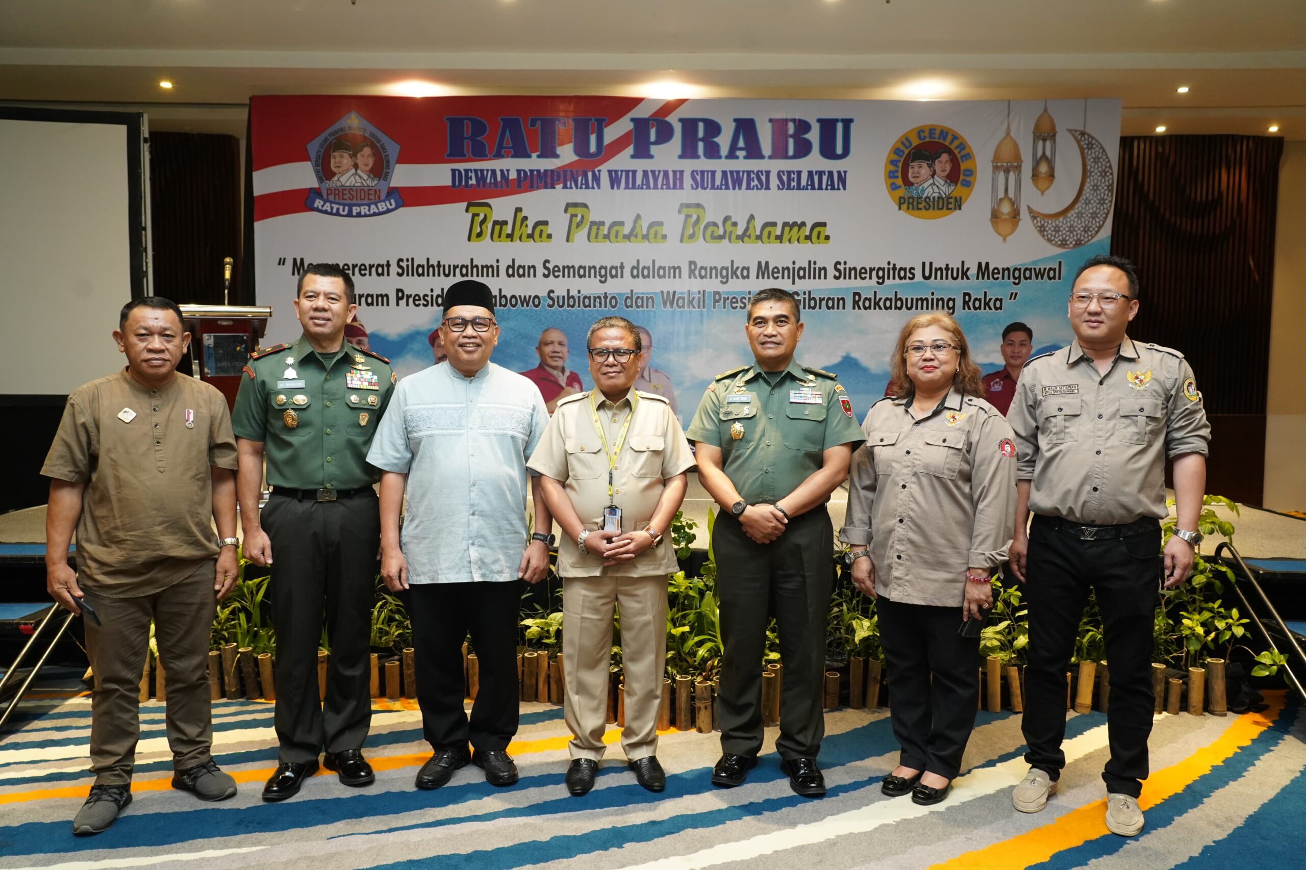 Kasdam XIV/Hasanuddin Hadiri Buka Puasa Bersama DPW Ratu Prabu Sulsel