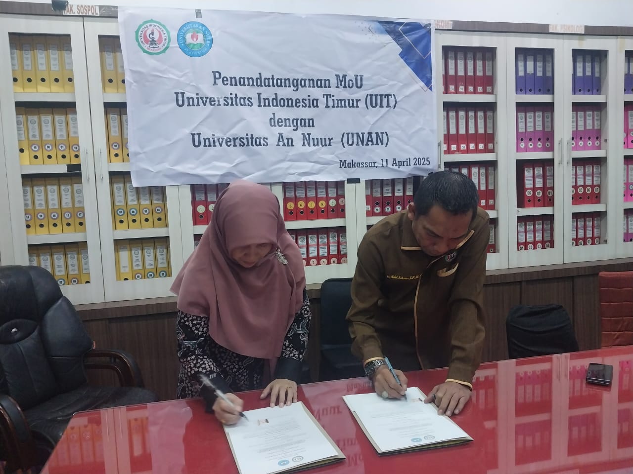 Penandatanganan MoU UIT Makassar dengan UNAN