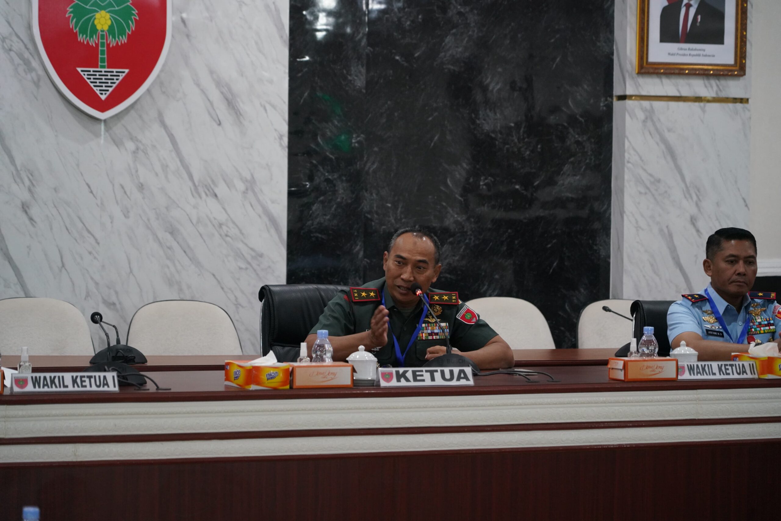 Selaku Ketua Panselinda, Pangdam XIV/Hsn Pimpin Rakor Penerimaan Catar Akademi TNI TA. 2025