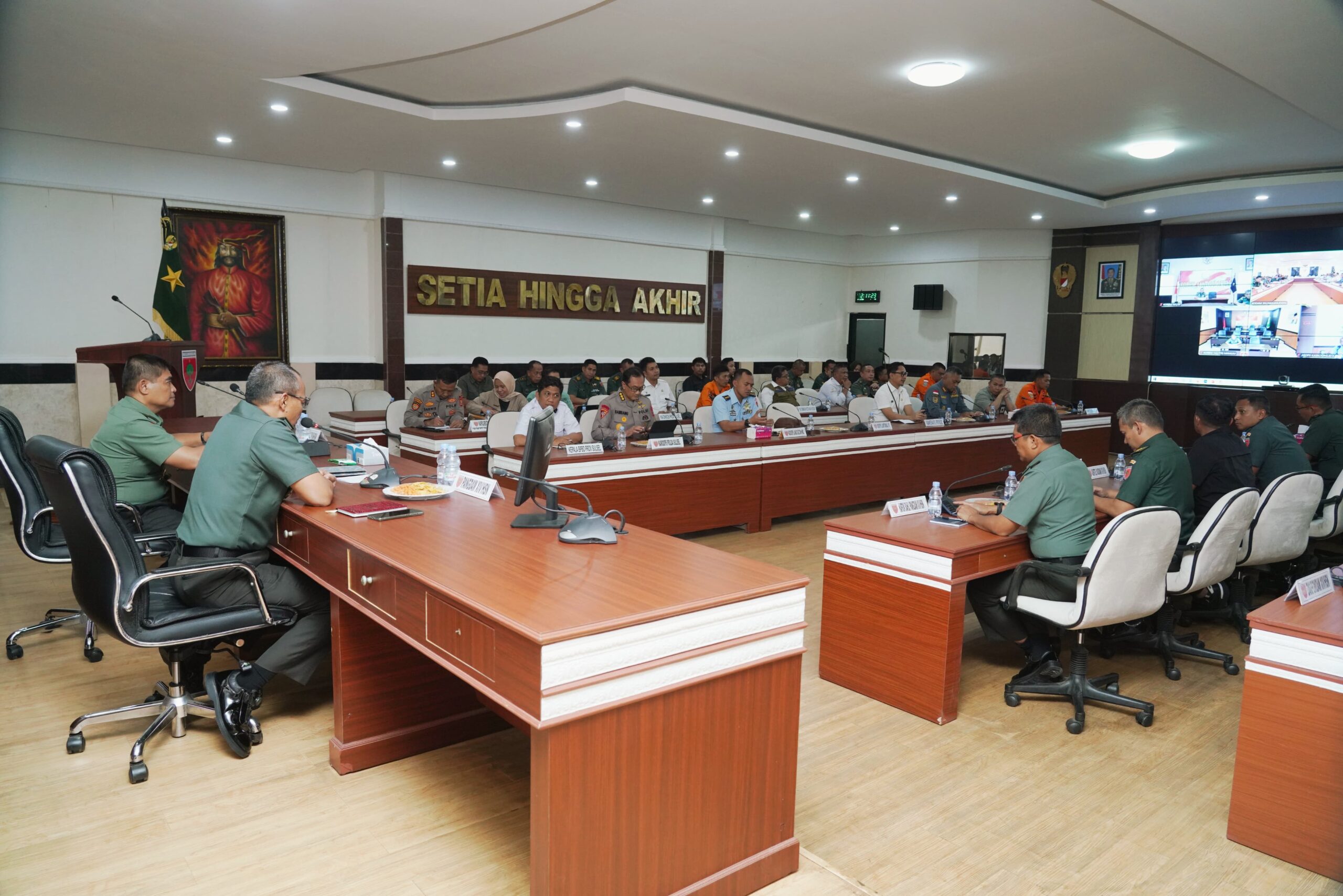 Pangdam XIV/Hsn Pimpin Rakor LKO Kodam XIV/Hsn TA. 2025