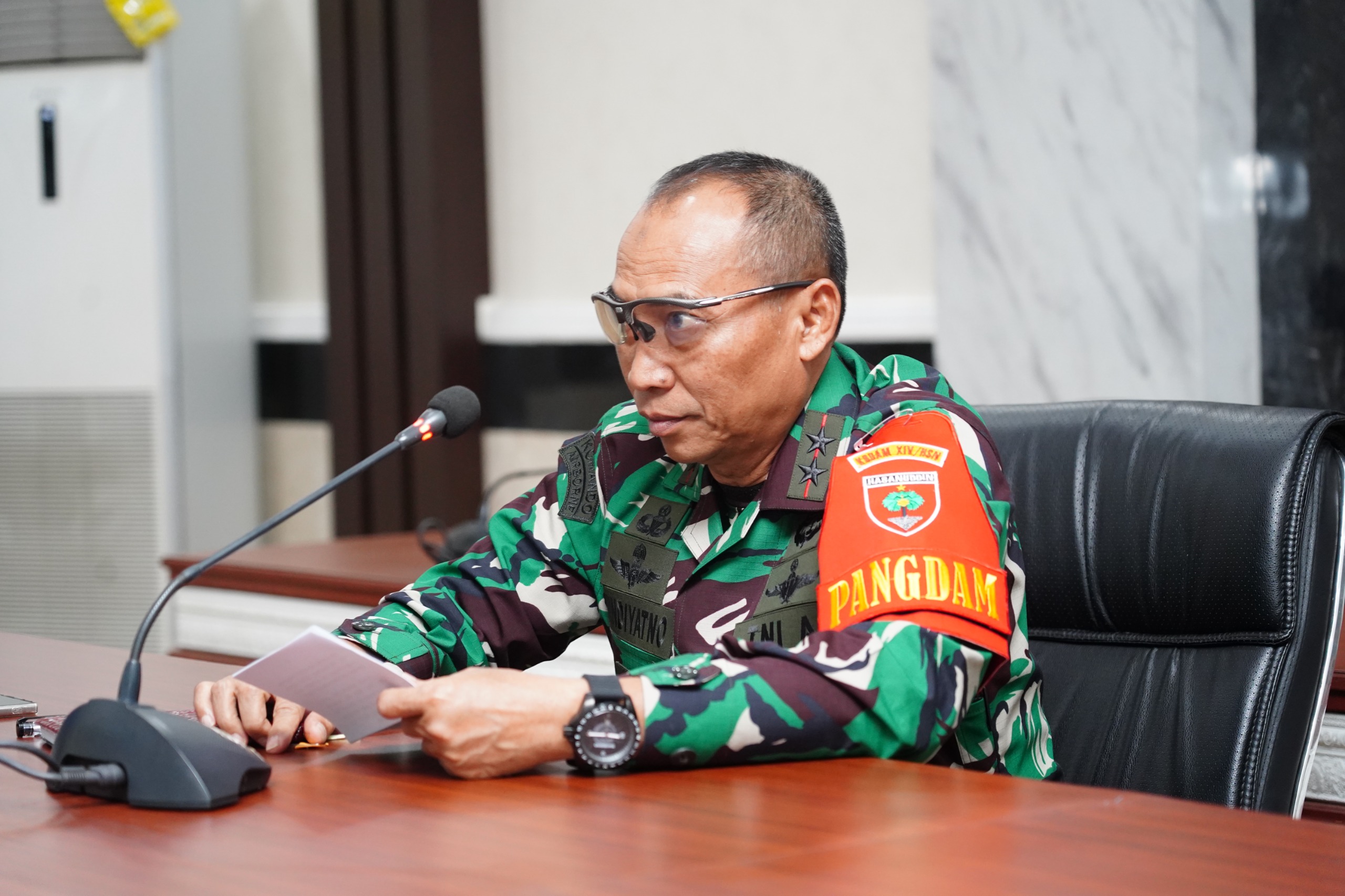 LKO Penanggulangan Bencana Alam Banjir di Wilayah Kodam XIV/Hasanuddin TA. 2025 Resmi Dimulai