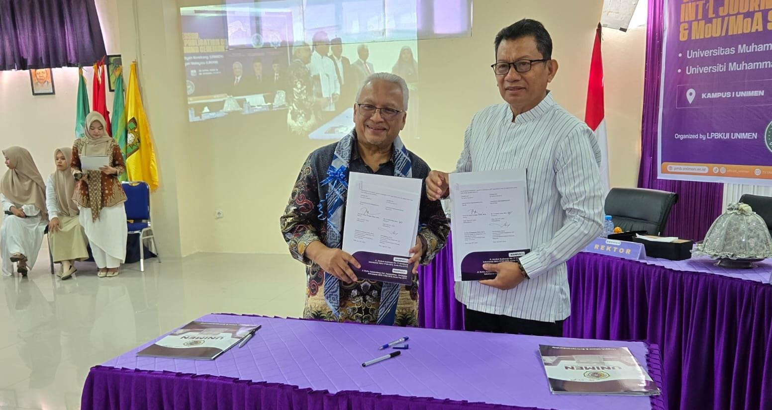 Rektor Prof. Dr. Umar Congge: UMSi Berkolaborasi Internasional dengan Universitas Muhammadiyah Malaysia Menuju Kampus Global