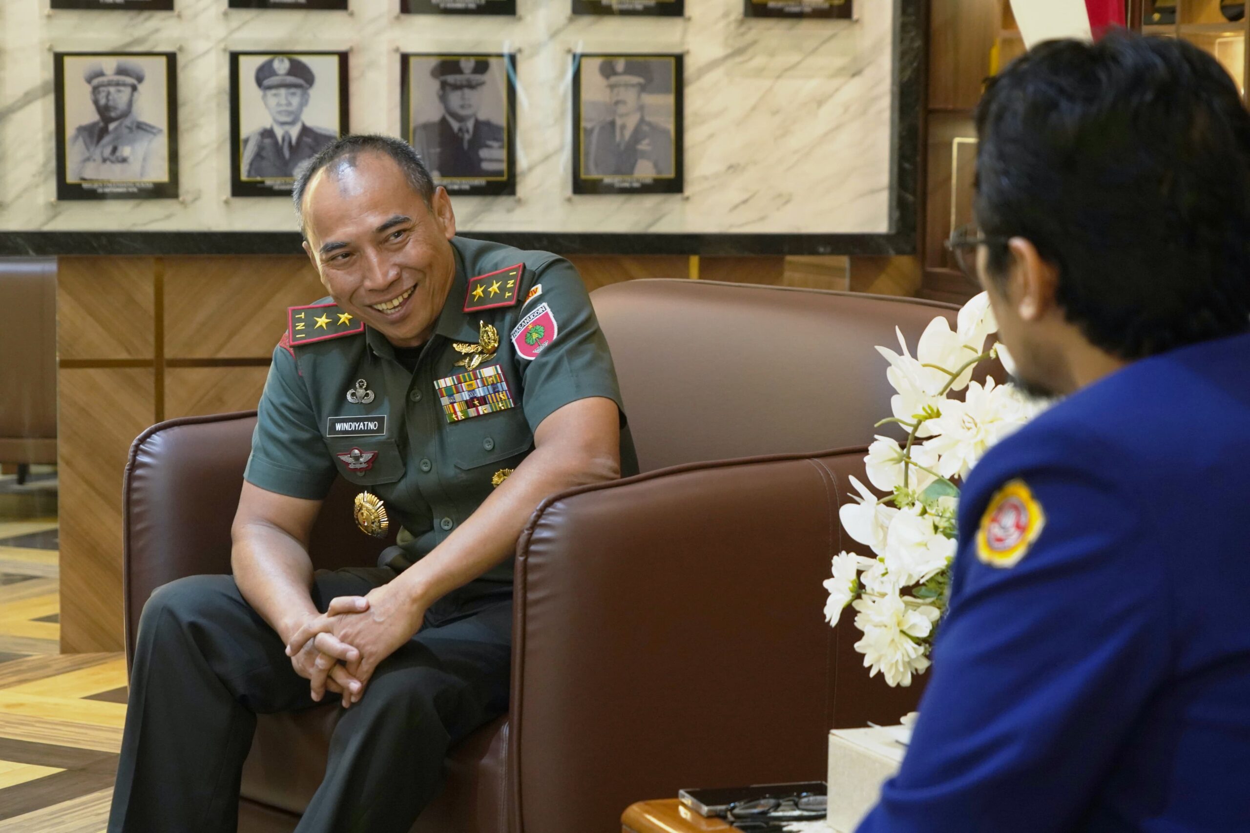 Pererat Sinergi, Pangdam XIV/Hasanuddin Terima Audiensi Karang Taruna Kota Makassar