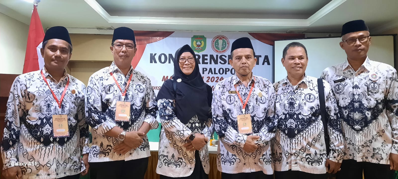 Kepsek SMAN 2 Drs Basman SH MM Jadi Ketua PGRI Kota Palopo Masa Bakti 2025-2030