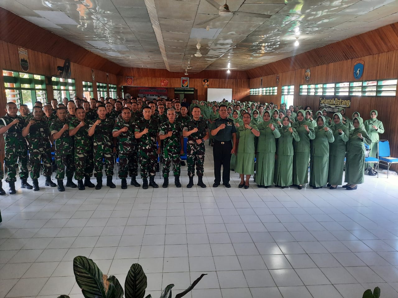 Kodim 1305/BT Mendapat Pembinaan Mental,Idiologi dan Kejuangan dari Bintaljarahdam XIII/Mdk