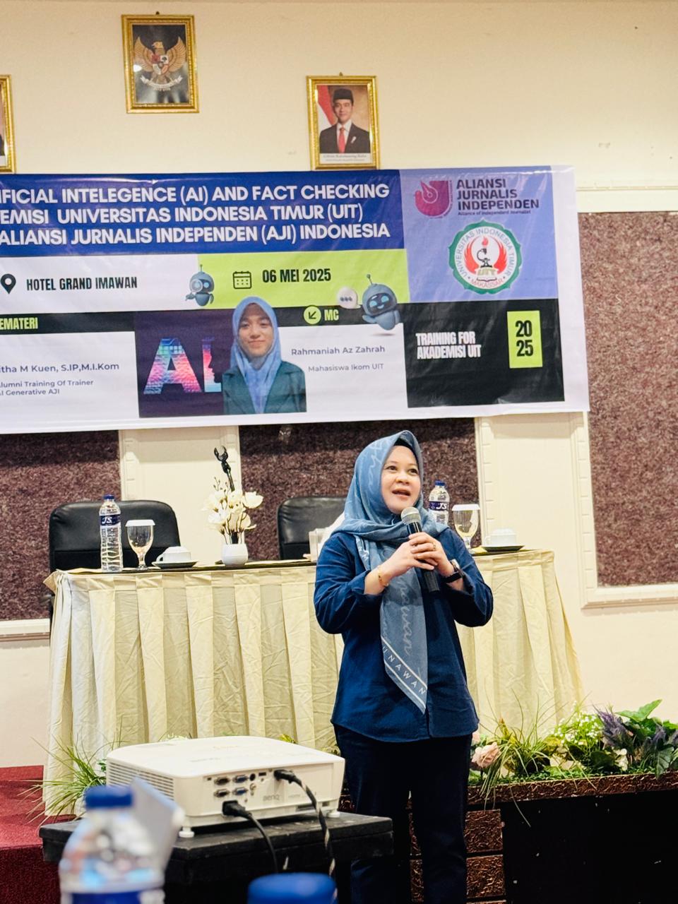 Prodi Komunikasi FISIP UIT Gelar Training Artificial Intelegence.