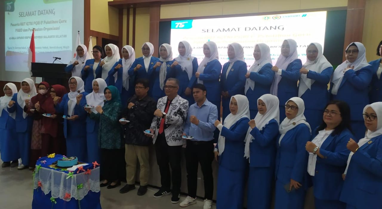 IGTKI PGRI Sulsel Bangun Guru TK Bermartabat, Dukung Wajib Belajar 13 Tahun