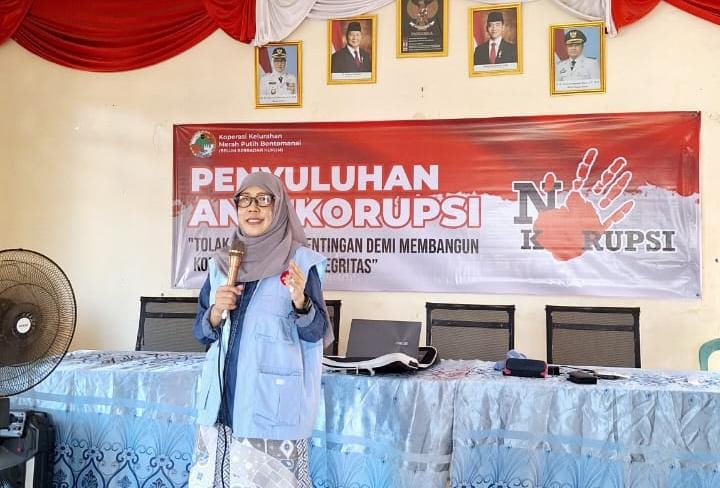 Koperasi Merah Putih Bontomanai Gowa Awali Langkah dengan Penyuluhan Anti-Korupsi