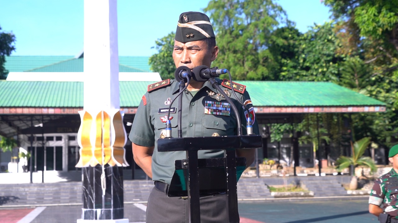 Pangdam XIV/Hasanuddin Berikan Jam Pimpinan, Tegaskan Komitmen Bersih dalam Rekrutmen Prajurit TNI AD
