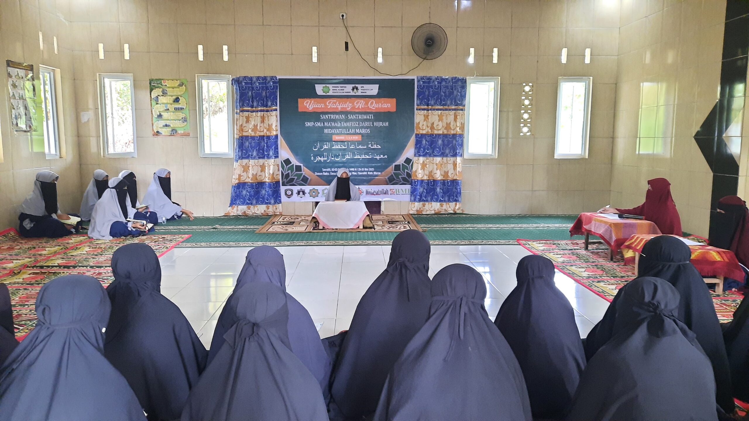 Pondok Tahfidz Darul Hijrah Hidayatullah Maros Laksanakan Ujian Tasmi’ Hafalan Al-Qur’an
