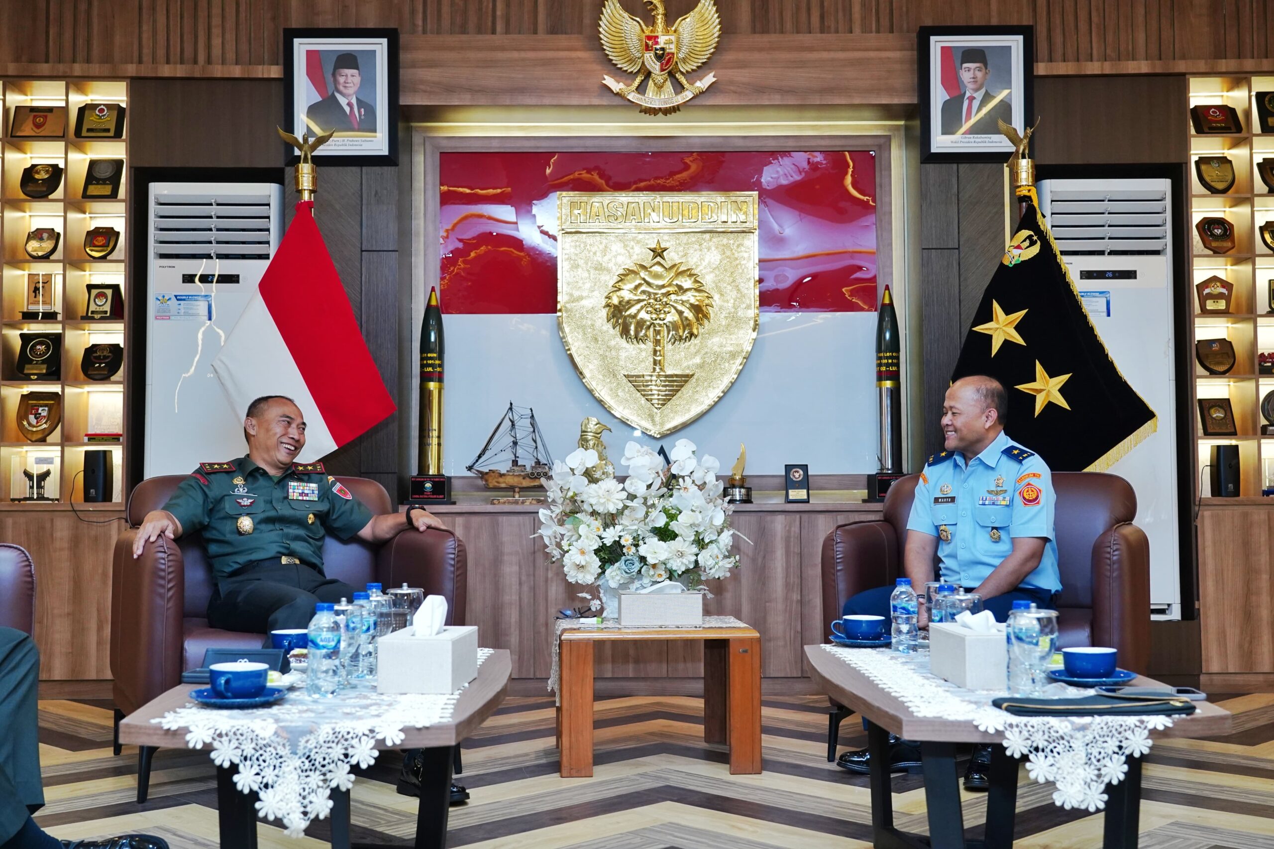 Pangdam XIV/Hsn Terima Kunjungan Silaturahmi Kaotmilti IV Makassar