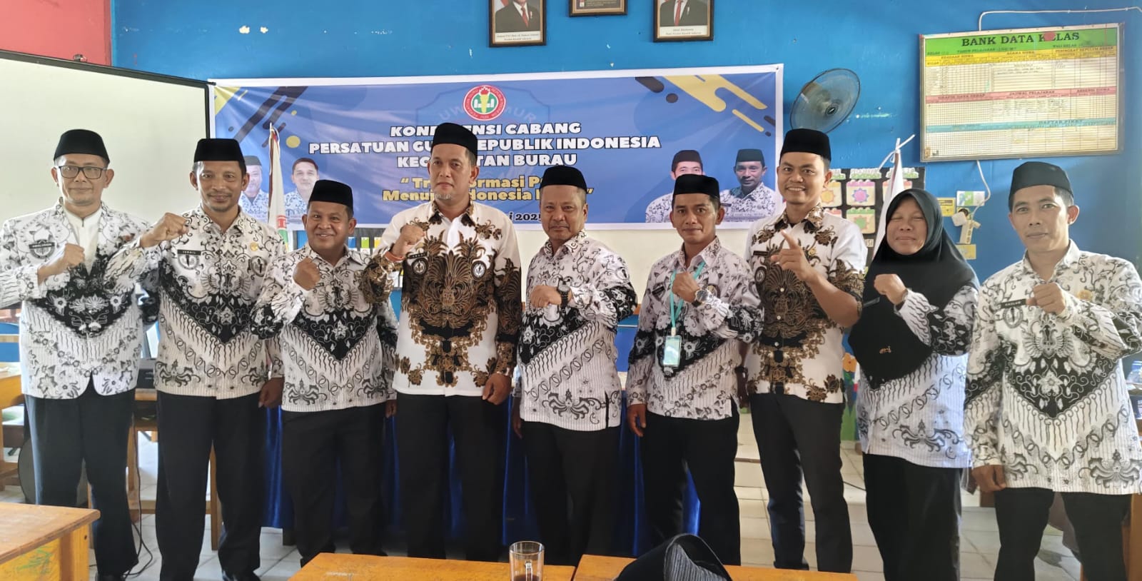 Inilah Pengurus Baru Hasil Konferensi PGRI Cabang Kalaena dan Cabang Burau Luwu Timur