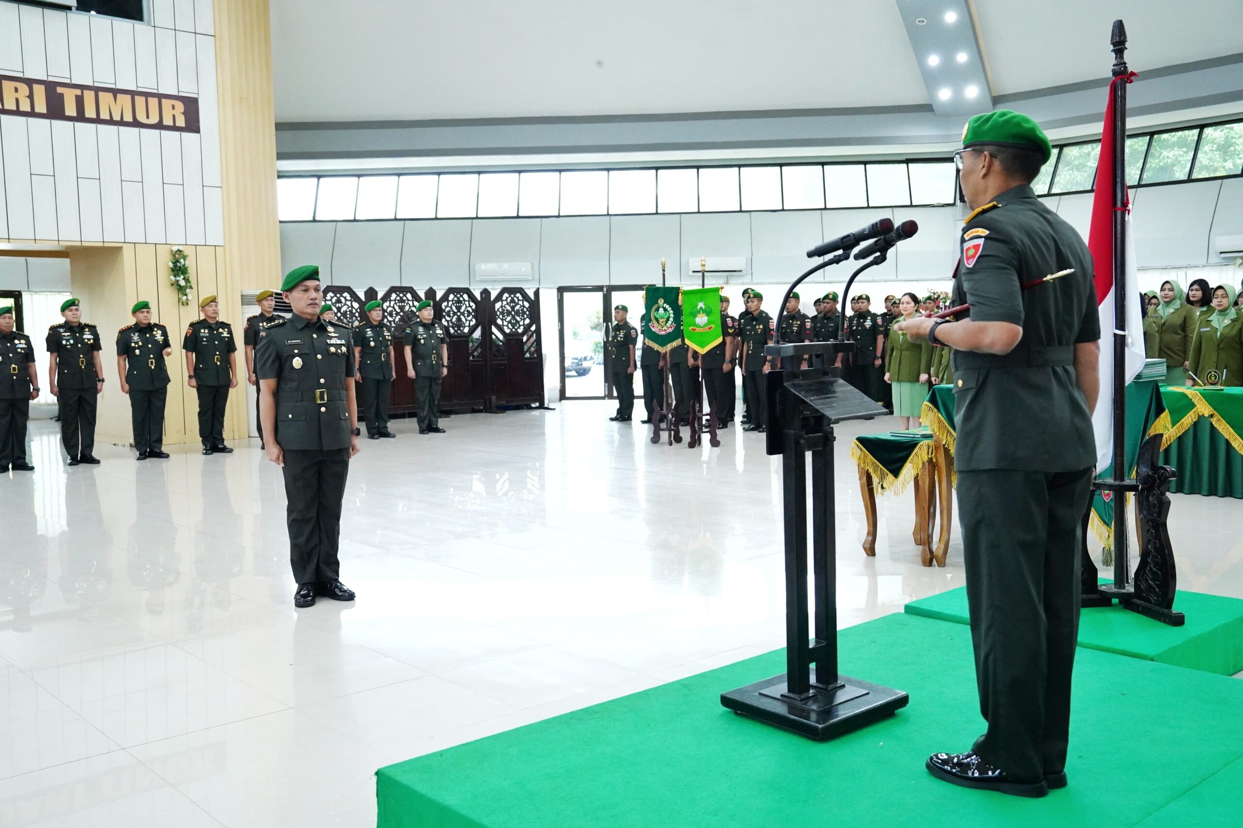 Pangdam XIV/Hsn Pimpin Sertijab Pejabat Utama di Lingkungan Kodam XIV/Hsn