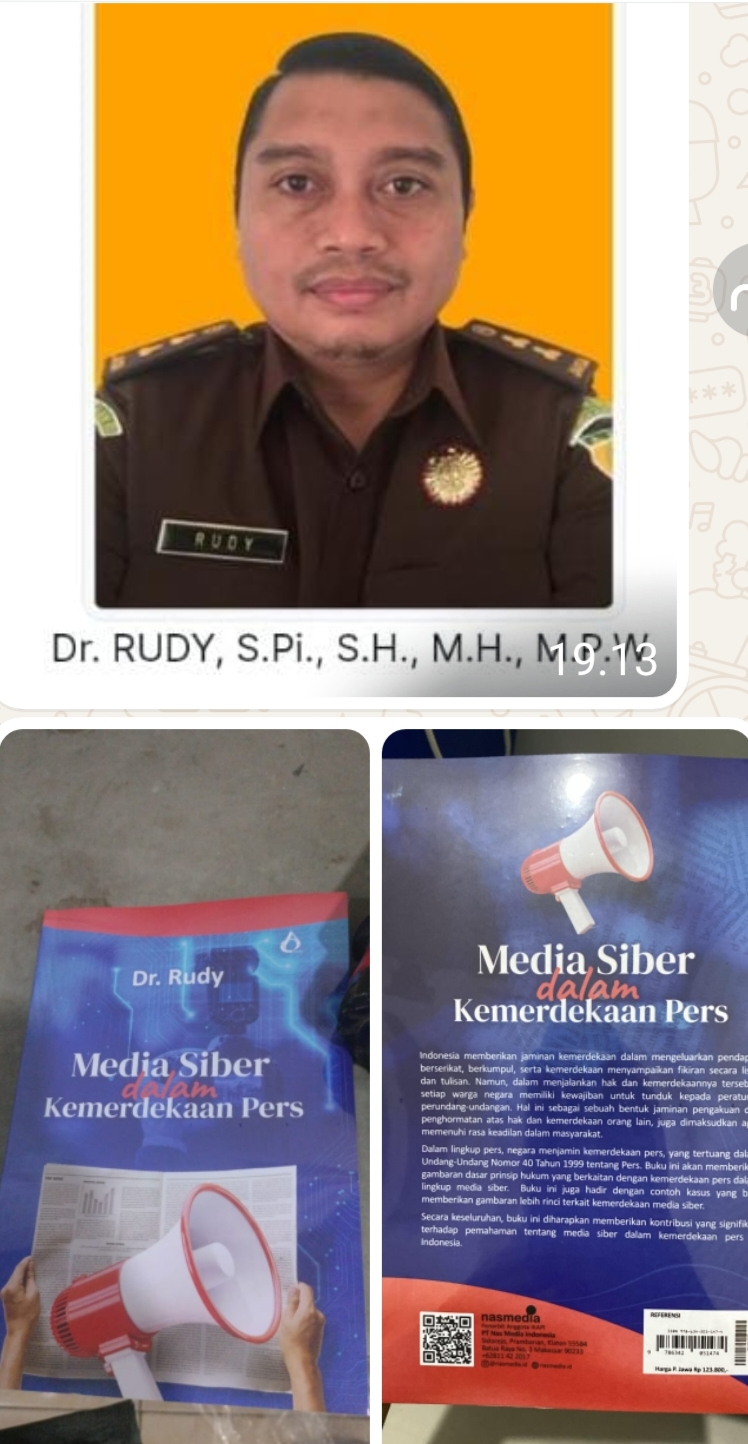 Sekapur Sirih Penerbitan Buku “Media Siber dalam Kebebasan Pers”