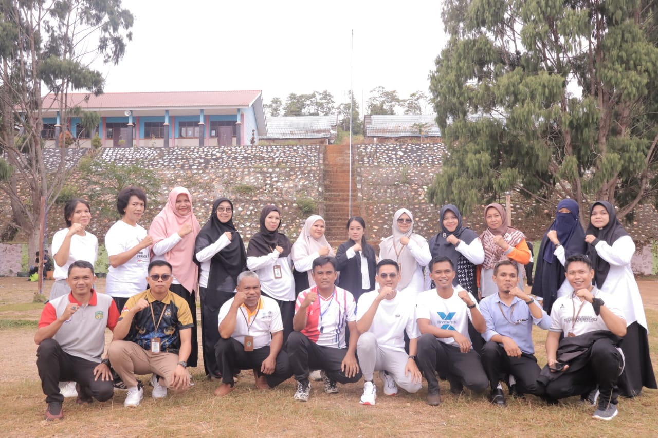 Semarak Hari Senam Anak Indonesia 2025 di SMAN 11 Luwu Timur