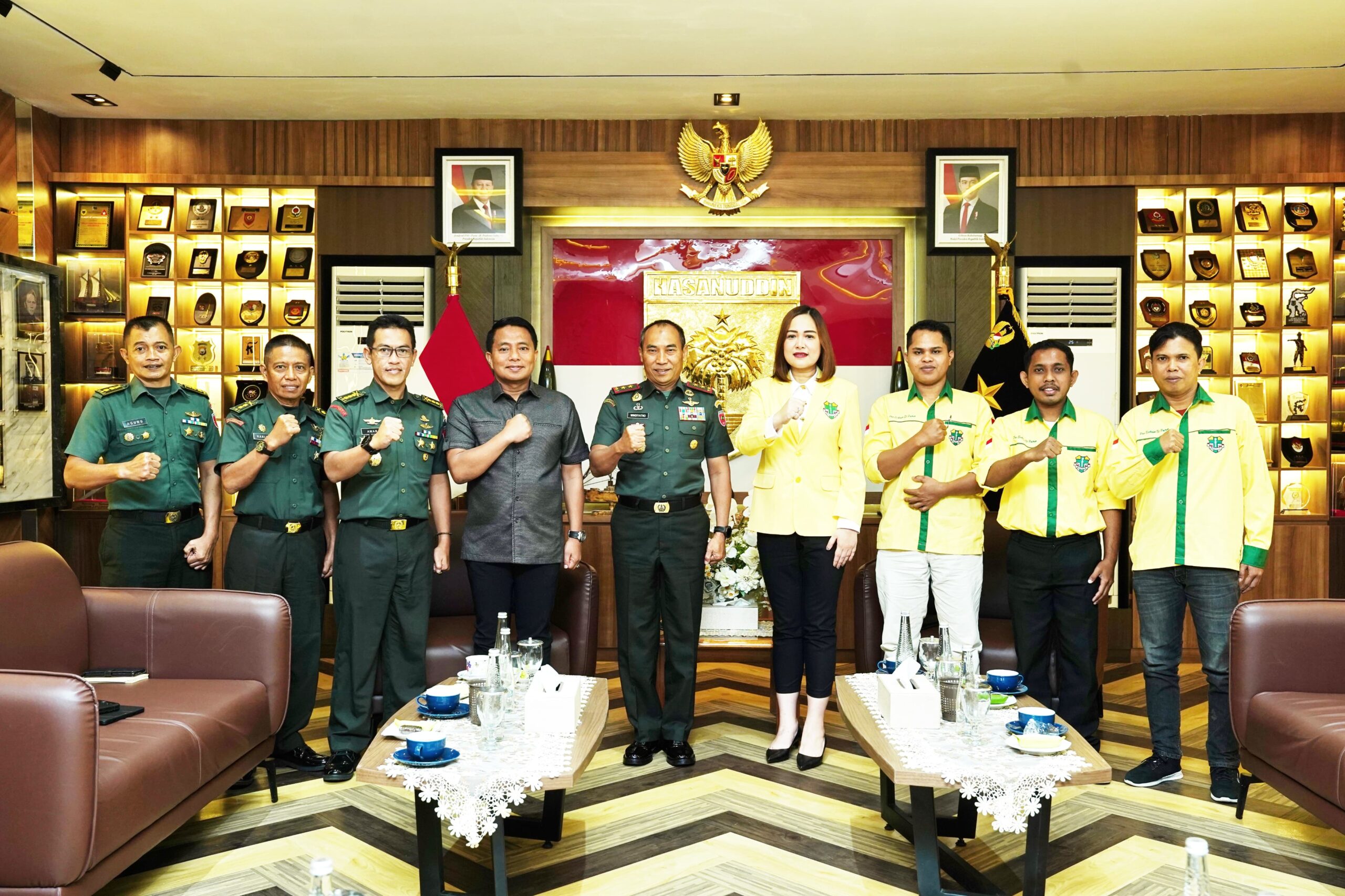 Pangdam XIV/Hasanuddin Terima Kunjungan Silaturahmi Pemuda Katolik Sulsel di Makodam