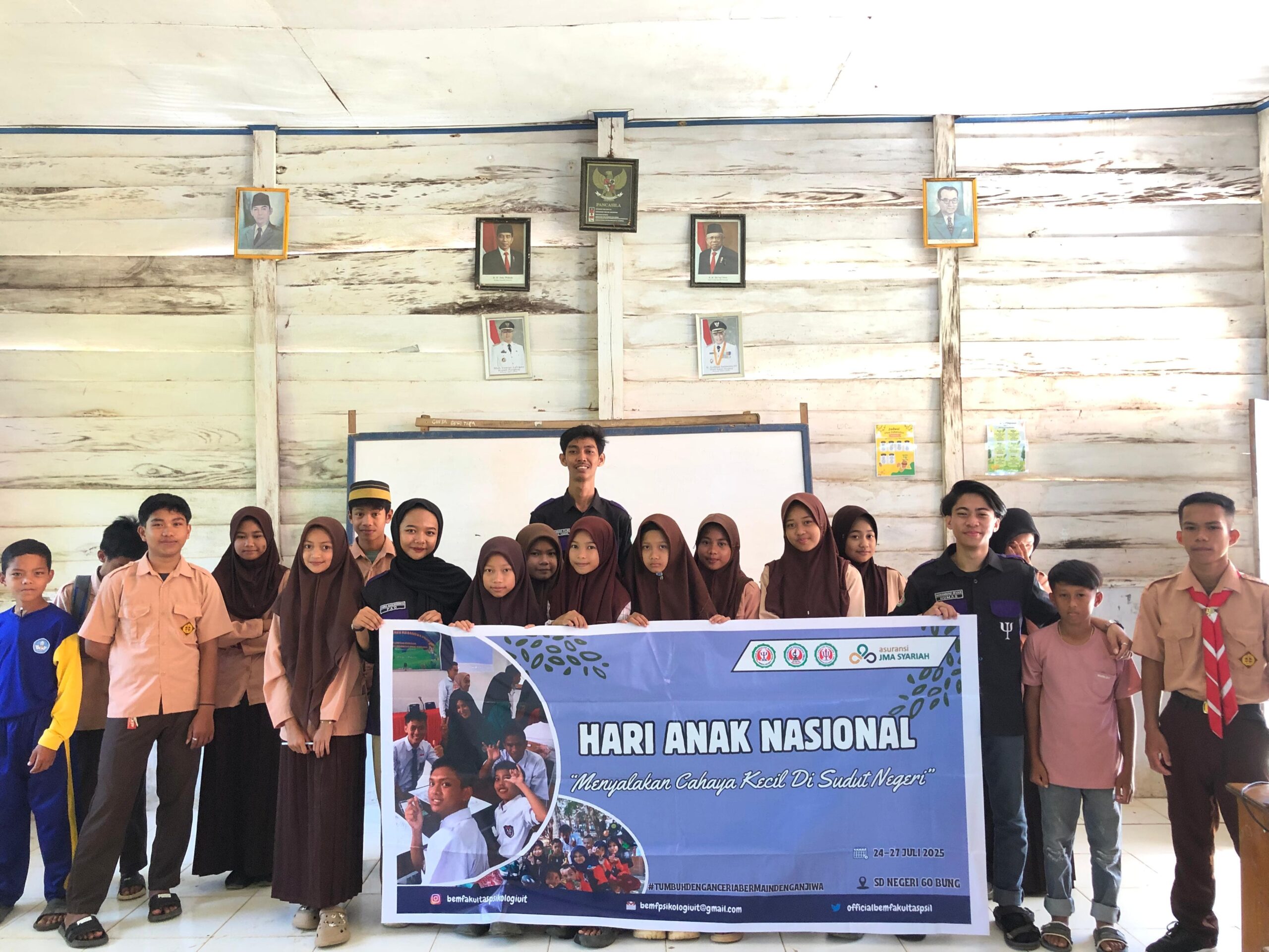 Peringati Hari Anak, BEM Fak.Psikologi UIT Beri Edukasi Warga di Desa Bung Kab. Pangkep