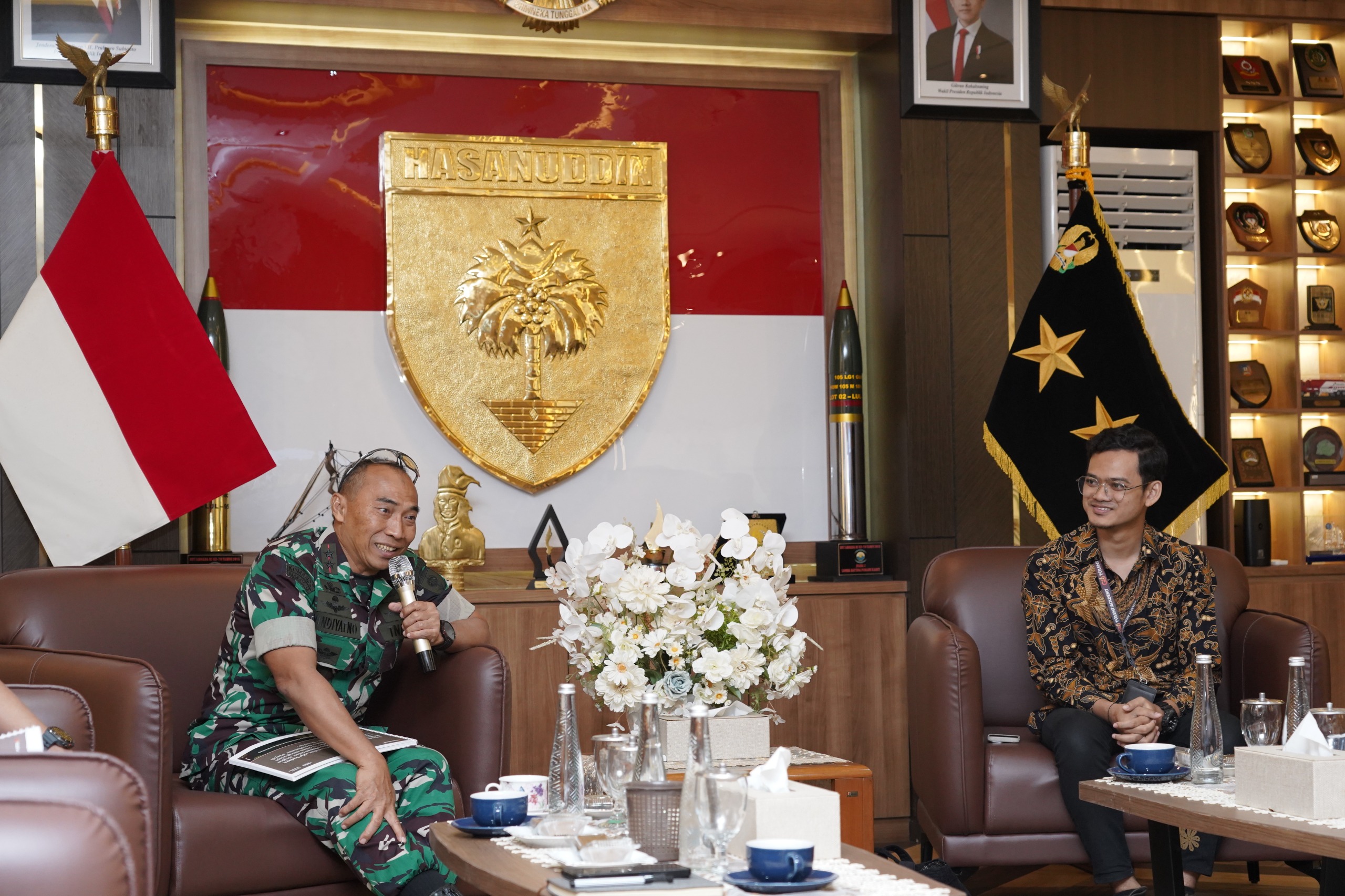 Pangdam XIV/Hsn Terima Kunjungan Silaturahmi dari PT. Go Talent Academy Indonesia