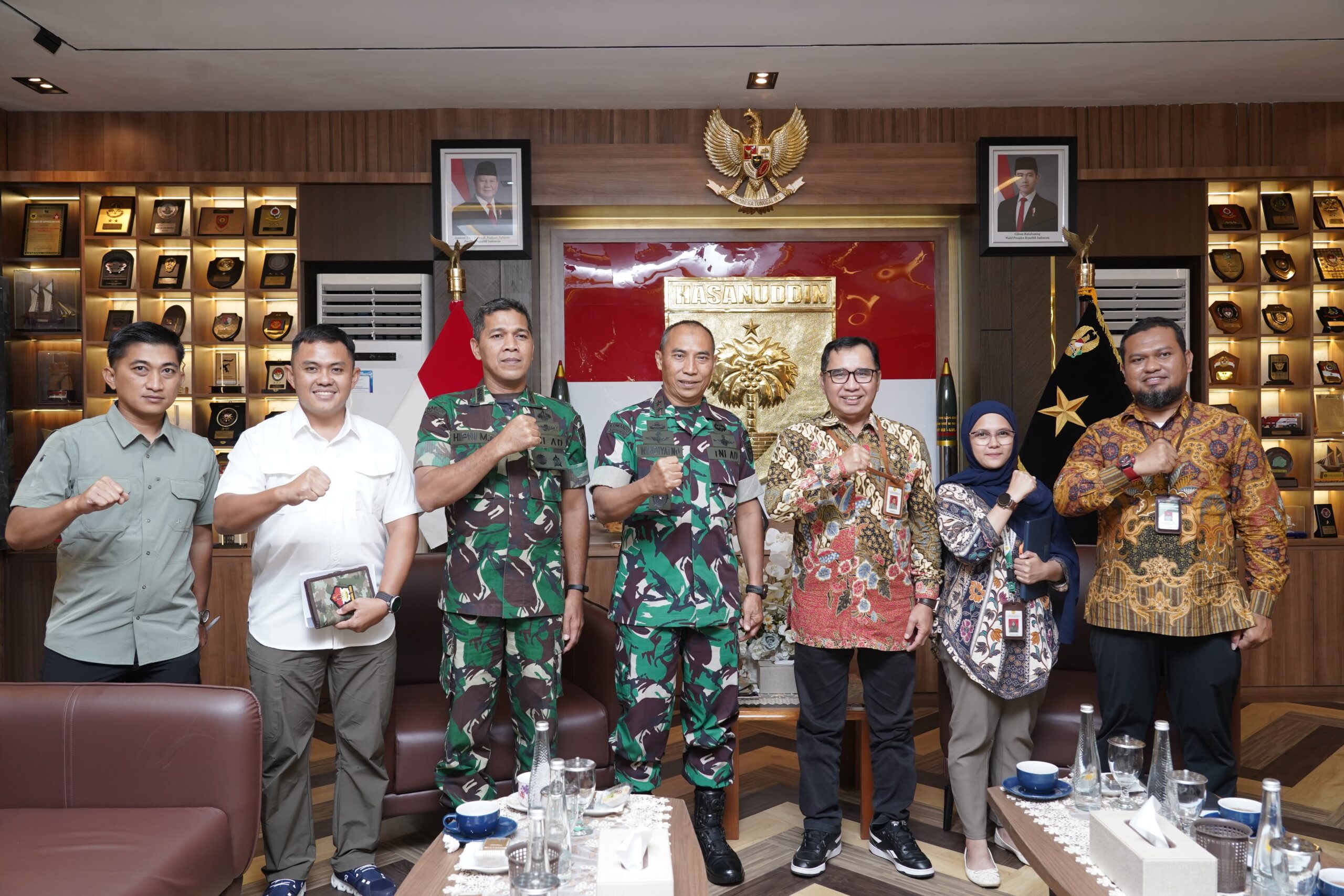 Pangdam XIV/Hsn Terima Kunjungan Silahturahmi Ditjen PKH Kementan RI