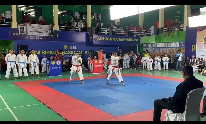 Atlet Karate Kodam XIV/Hsn Sabet 10 Medali di Kejuaraan Karate Open Tournament Piala Bupati Gowa 2025