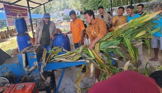 PPUPIK UNHAS Dorong Kemandirian Pakan Melalui Introduksi Inokulan Silase Jagung