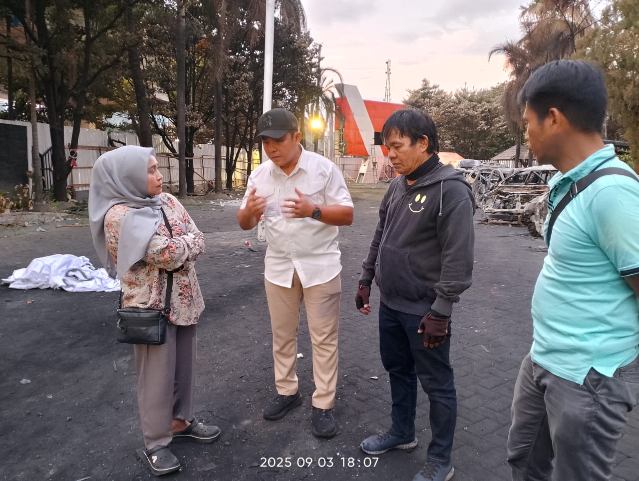 Pastikan Wilayah Tanggung Jawab Kondusif, Dandeninteldam XIV/Hsn Laksanakan Peninjauan dan Pengamanan Aksi Unjuk Rasa Badko HMI