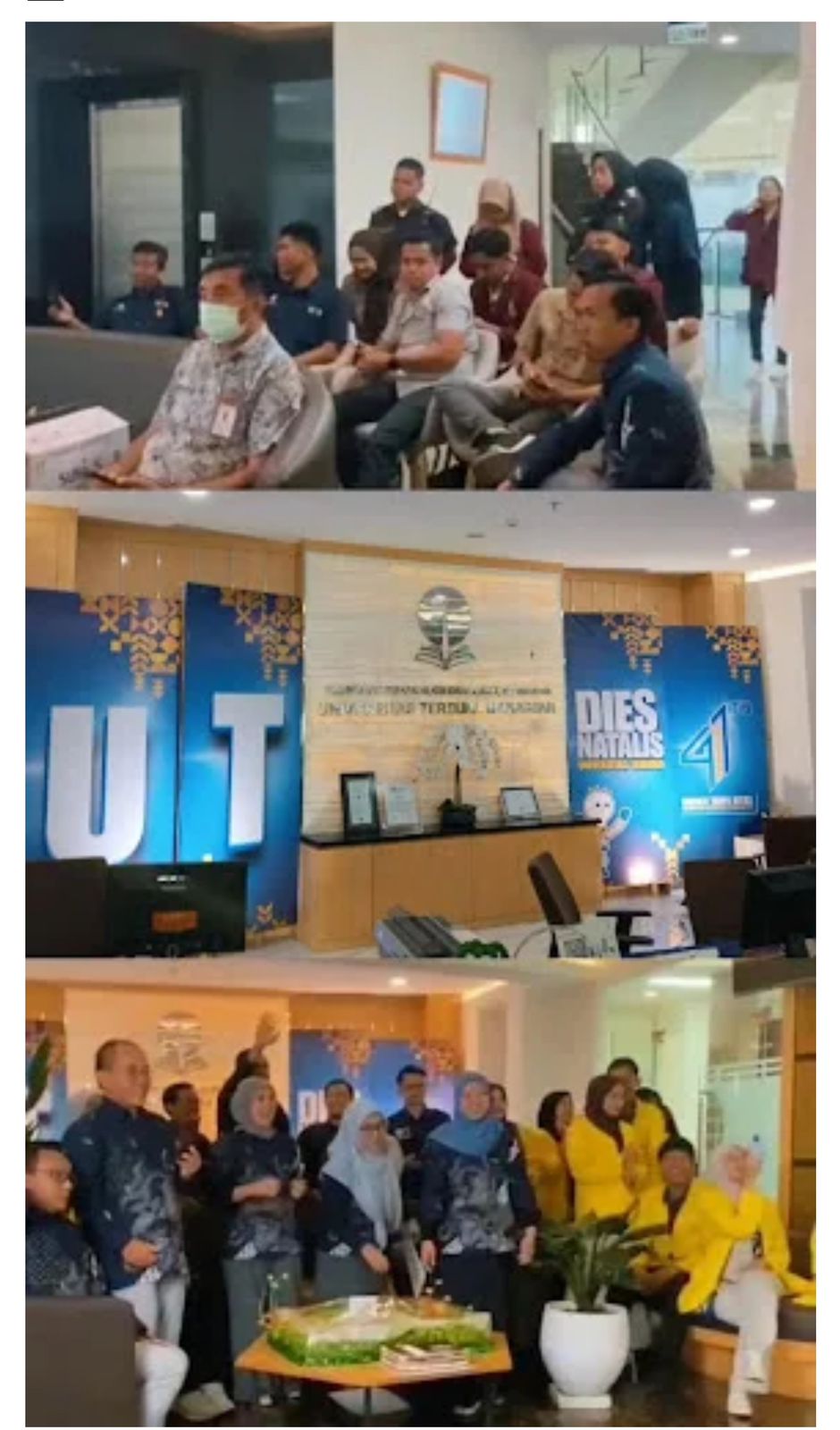 Dies Natalis ke -41 , UT perkuat Pendidikan Berkualitas lewat Inovasi Tanpa Batas
