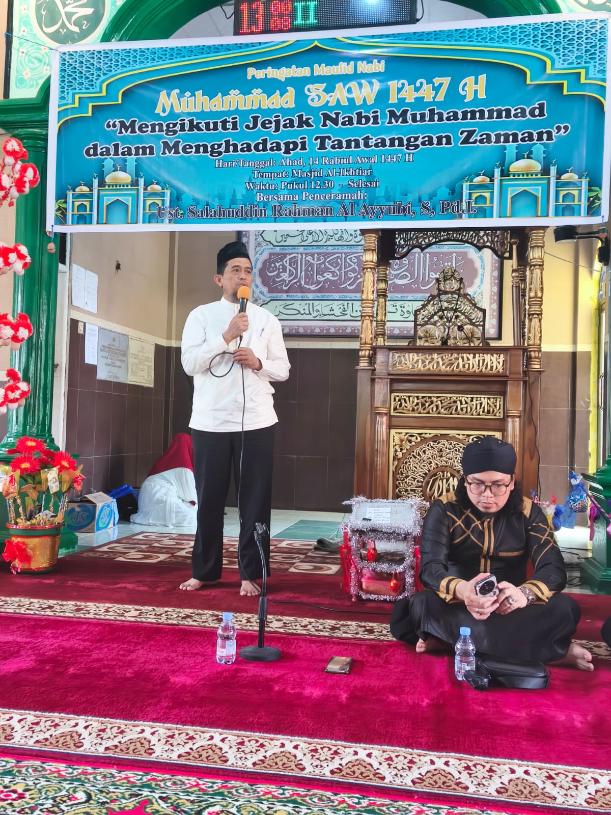 Masjid Al Ikhtiar Peringati Maulid Secara Meriah, dan Penyerahan Sertifikat Masjid.
