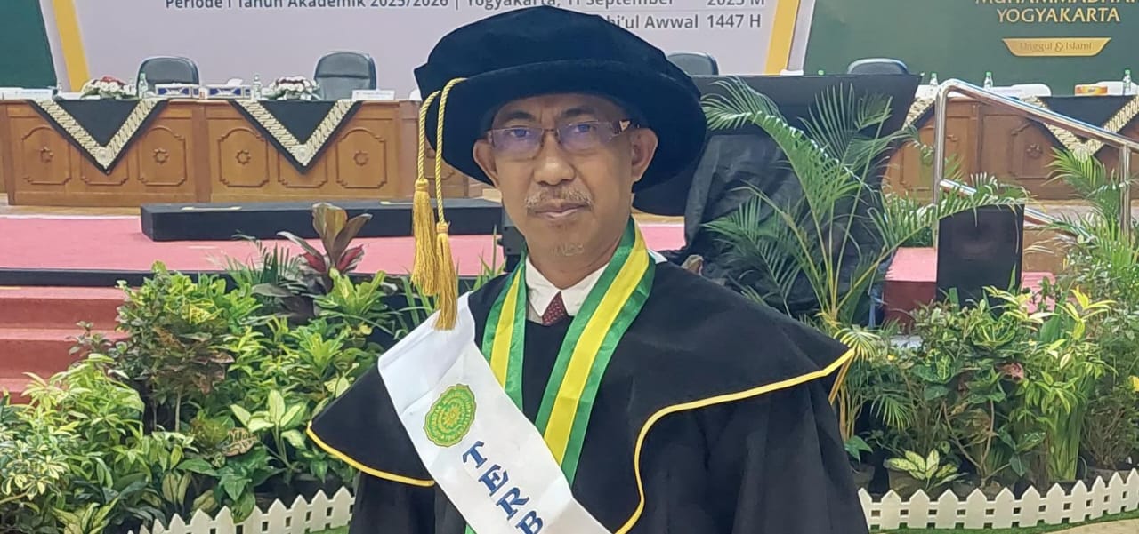 Ketua GKM Unismuh Makassar Raih Wisudawan Terbaik Program Doktor UMY dengan IPK 3,97