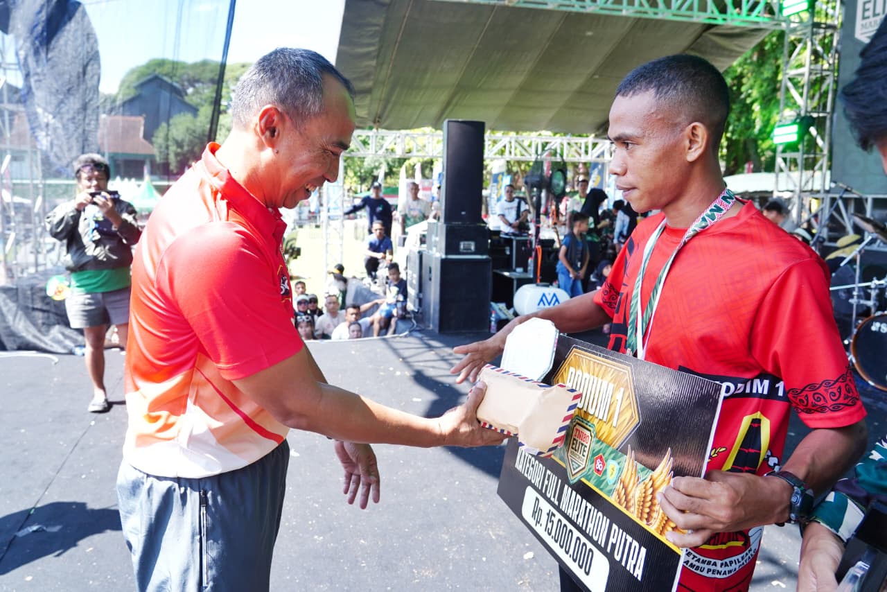 Kodam XIV/Hsn Gelar TNI 80 Elite Marathon Piala Panglima TNI di Makassar