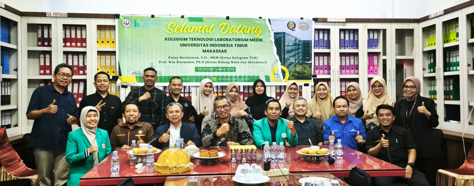 Rektor UIT Menyambut Tim Kolegium TLM