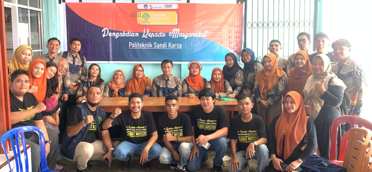 Alumni, Dosen dan Mahasiswa Politeknik Sandi Karsa Buktikan Kepedulian Lewat Aksi Nyata
