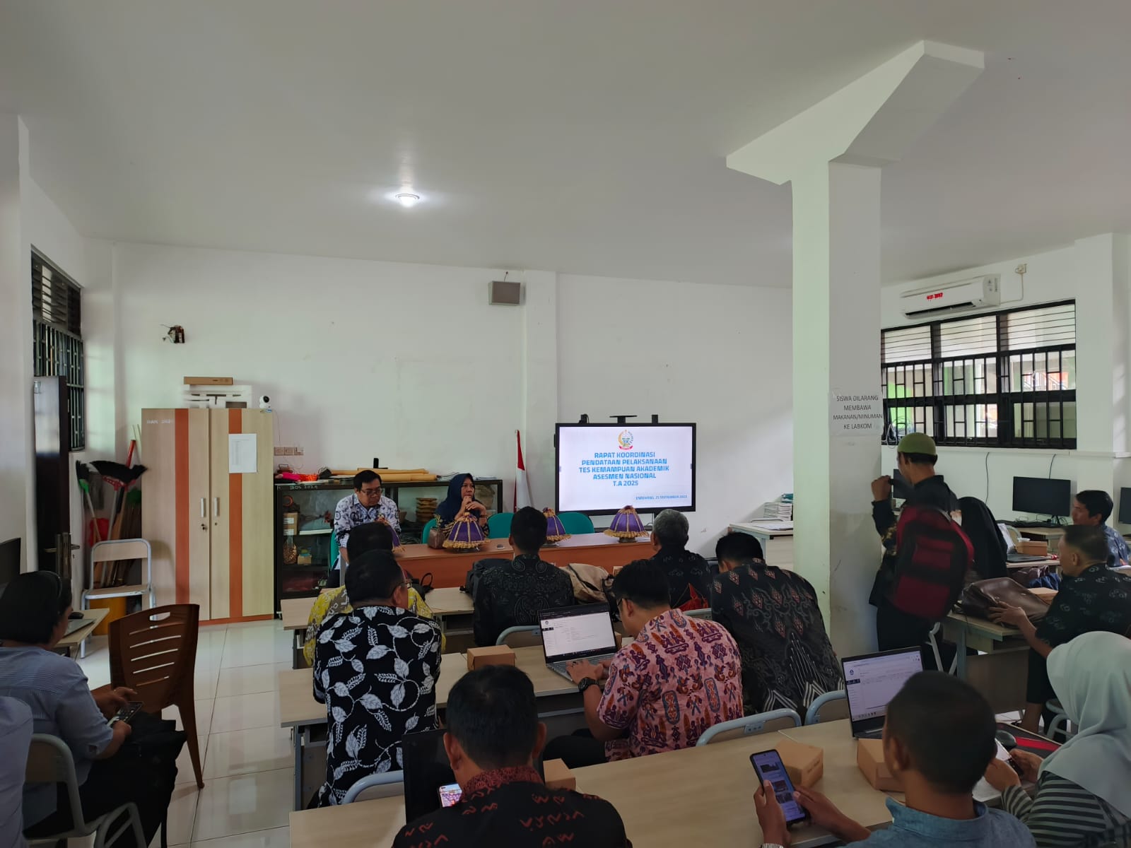 Rakor Pendataan Pelaksanaan Tes Kemampuan Akademik (TKA) Tingkat Cabang Dinas Pendidikan Wilayah X