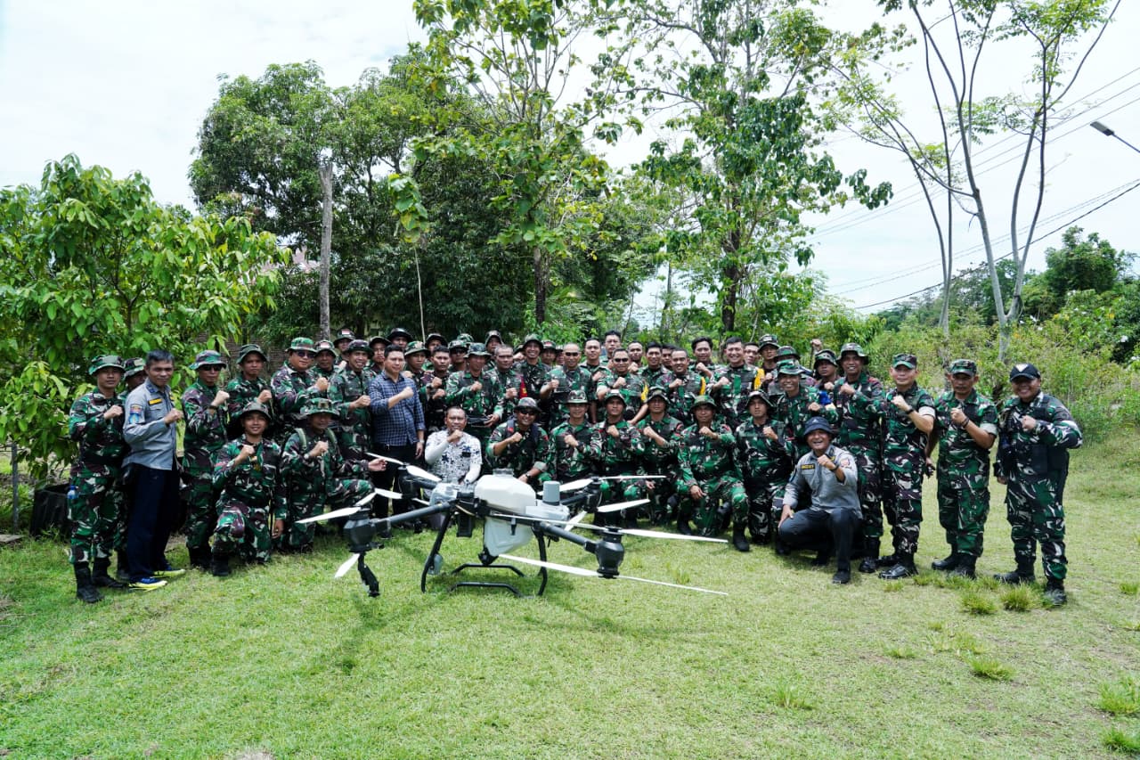 Dorong Profesionalisme Prajurit, Pangdam XIV/Hsn Tinjau Pelaksanaan Penataran Drone