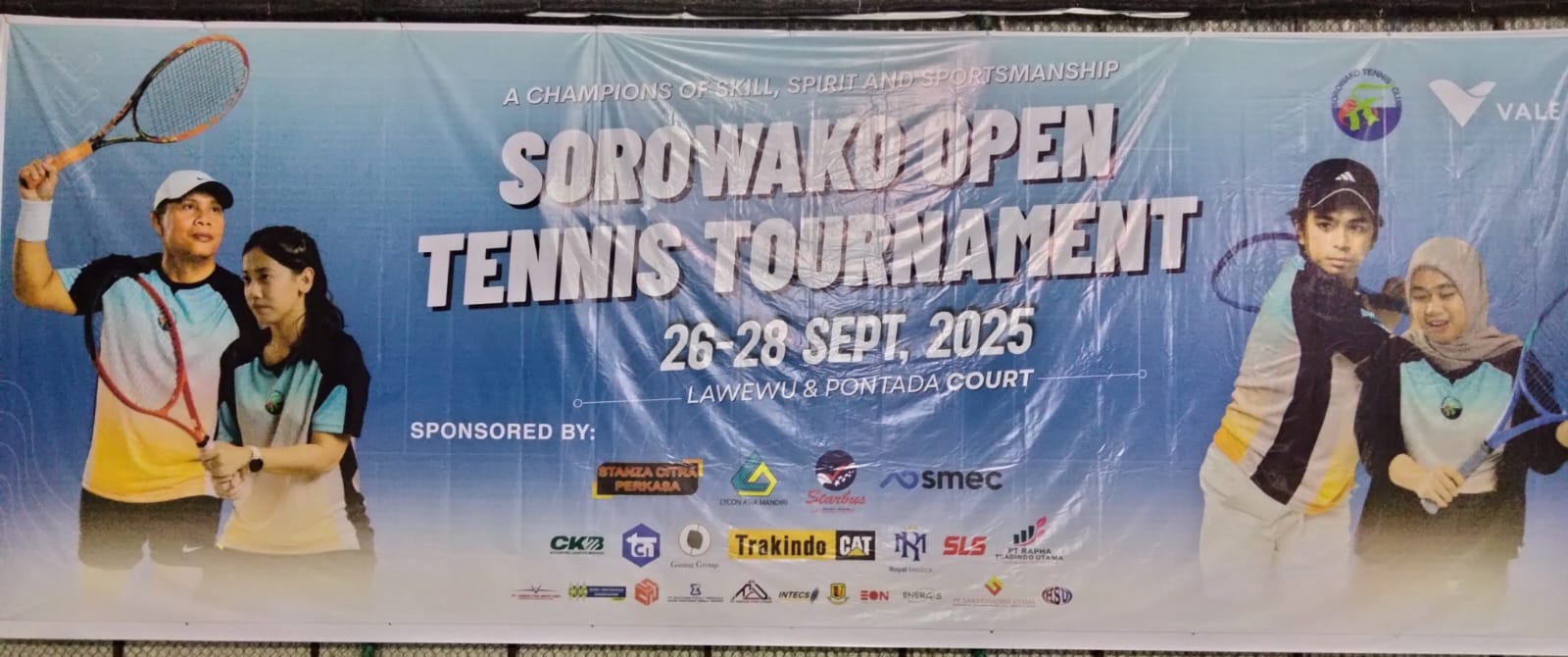 Turnamen Tenis Sorowako Open 2025 Semakin Meriah, Pemain Unggulan Siap Berebut Tiket Semifinal