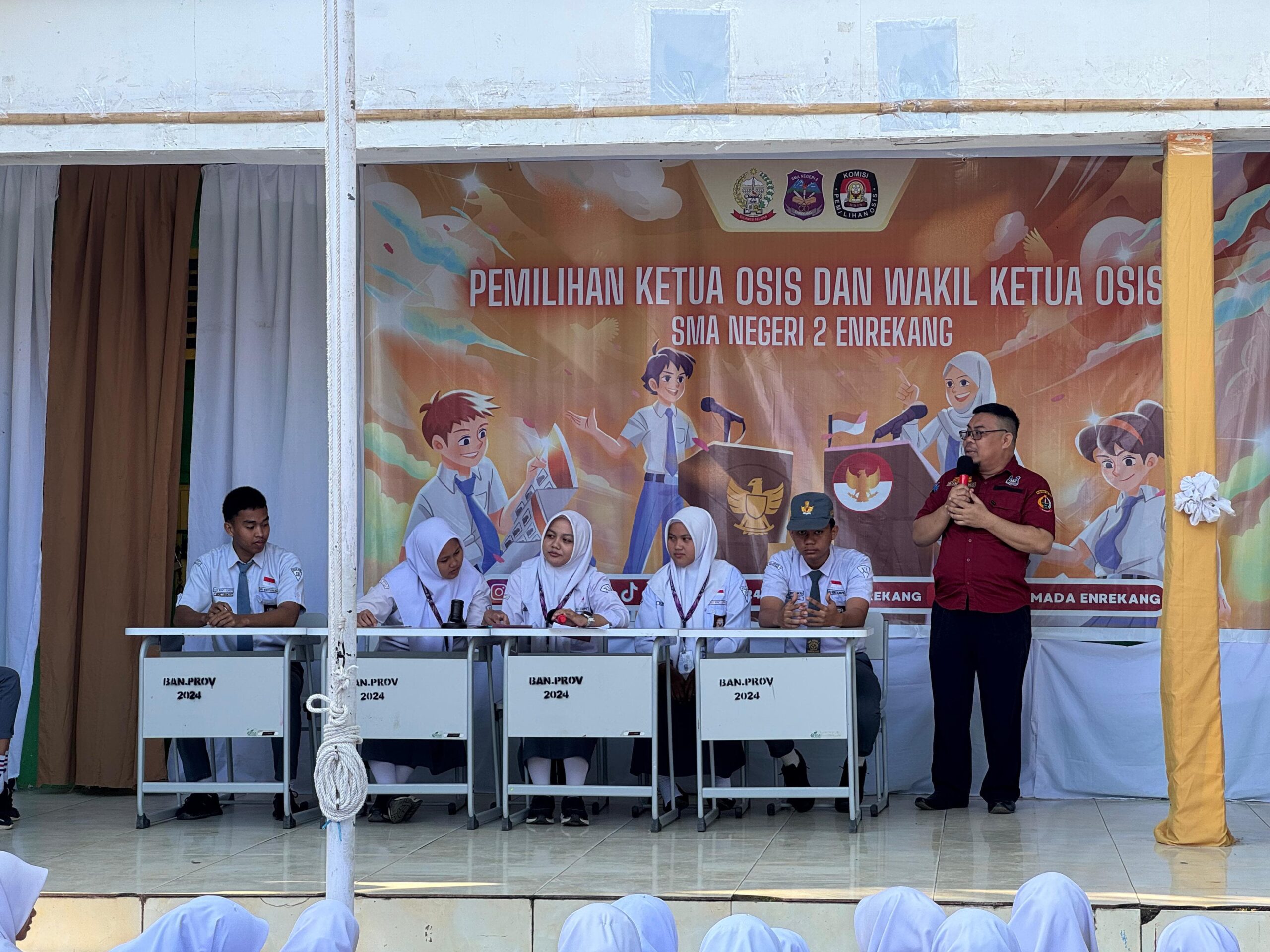 Hasil Pilketos OSIS SMA Negeri 2 Enrekang Periode 2025/2026