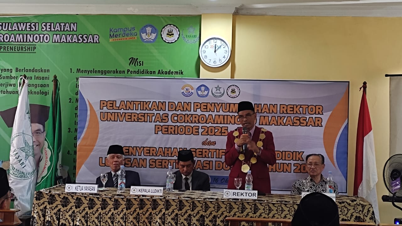 Rektor Dr Lukman Daris : UCM Masuk Tiga Besar PTS dengan Dosen Terbanyak Lulus Serdos di LLDIKTI IX